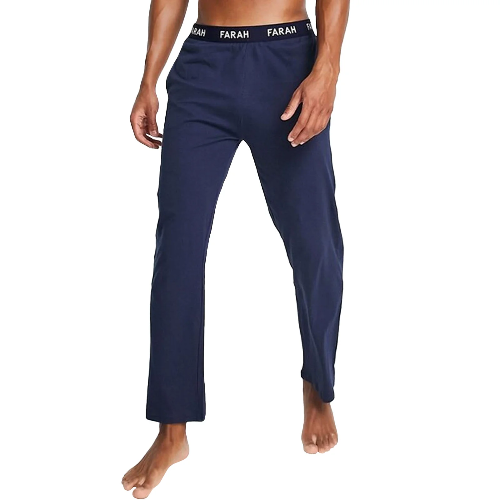Farah Mens Greshem Cotton Elasticated Waist Lounge Pants - Image 4