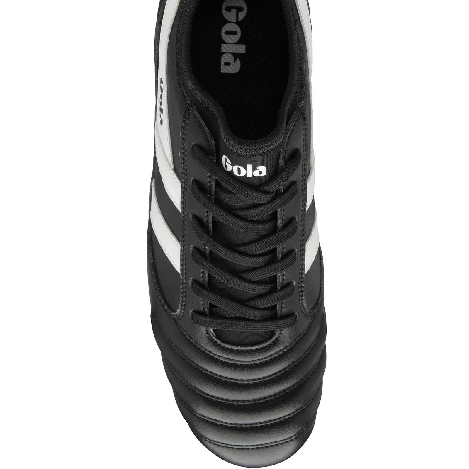 Gola Kids Ceptor Firm Ground Elastic Lace Football Boots - Black - Image 2