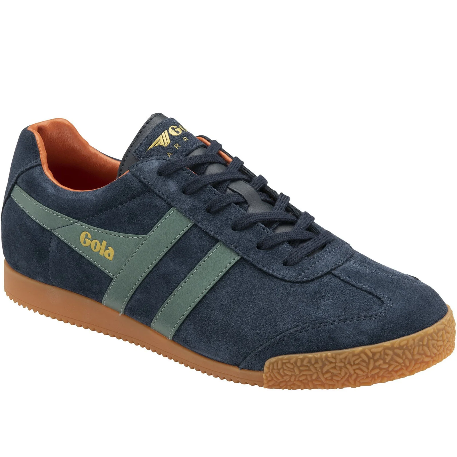 Gola Classics Mens Harrier Retro Low Rise Suede Trainers - Image 5