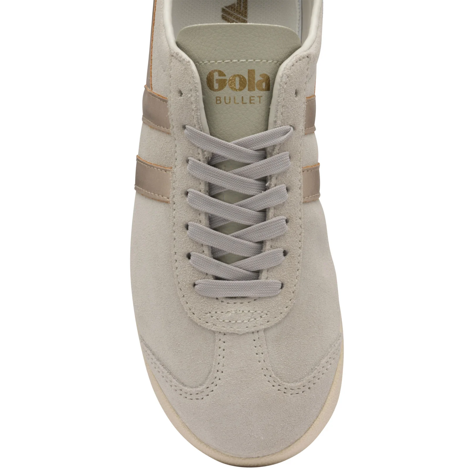 Gola Classics Womens Bullet Pearls Classic Suede Trainers - Off White - Image 2