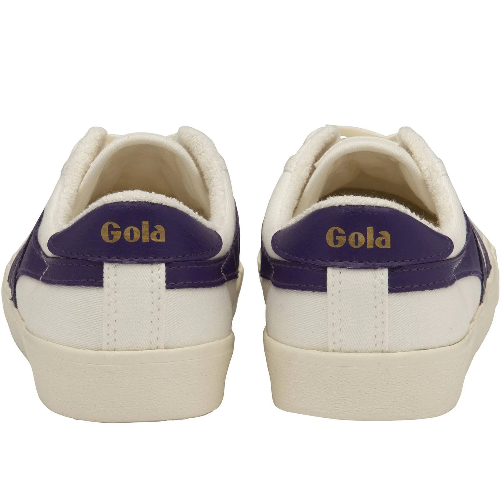 Gola Womens Tennis Mark Cox Classic Trainers - White/Violet - Image 3