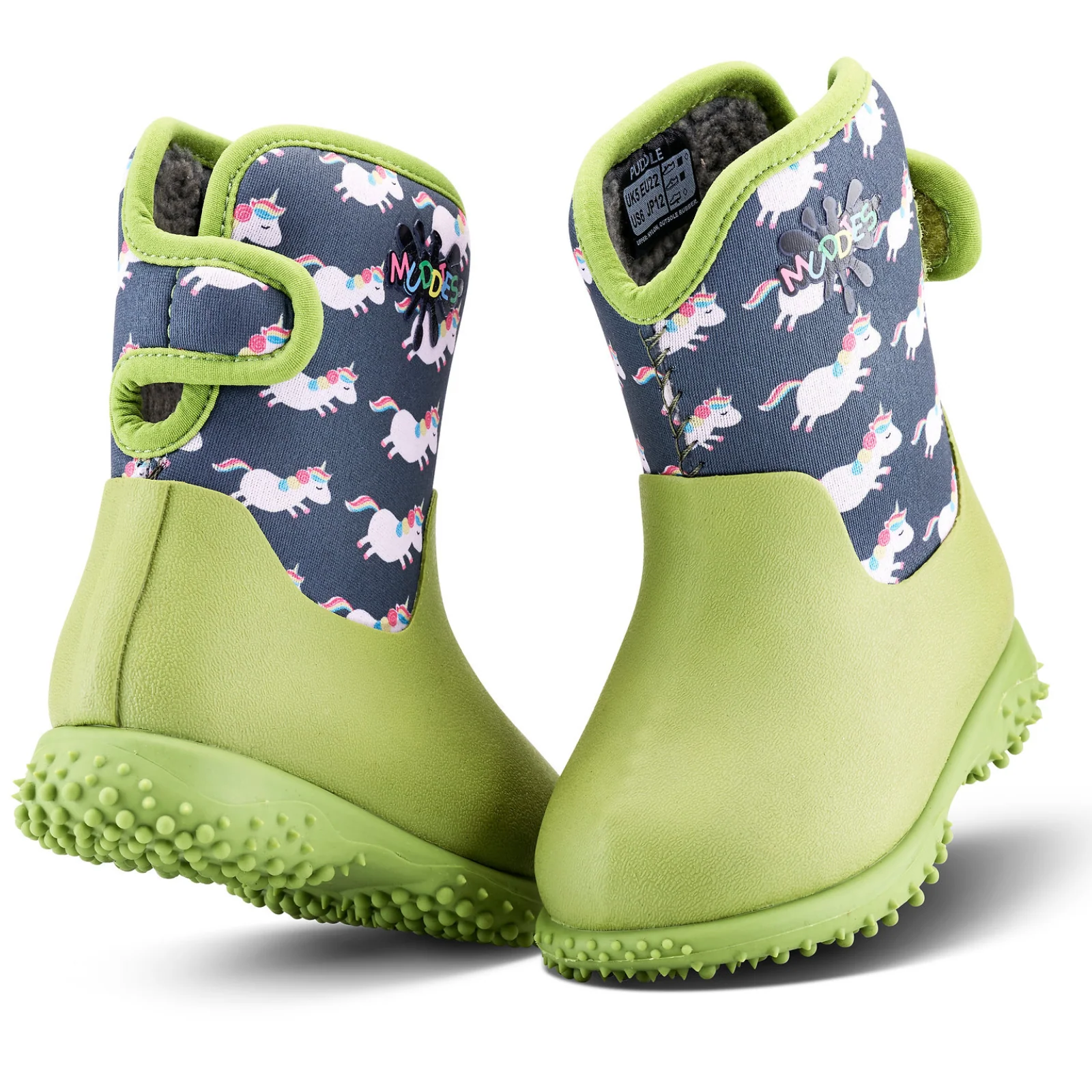 Grubs Kids Muddies Puddle 5.0 Unicorn Wellies - Image 2