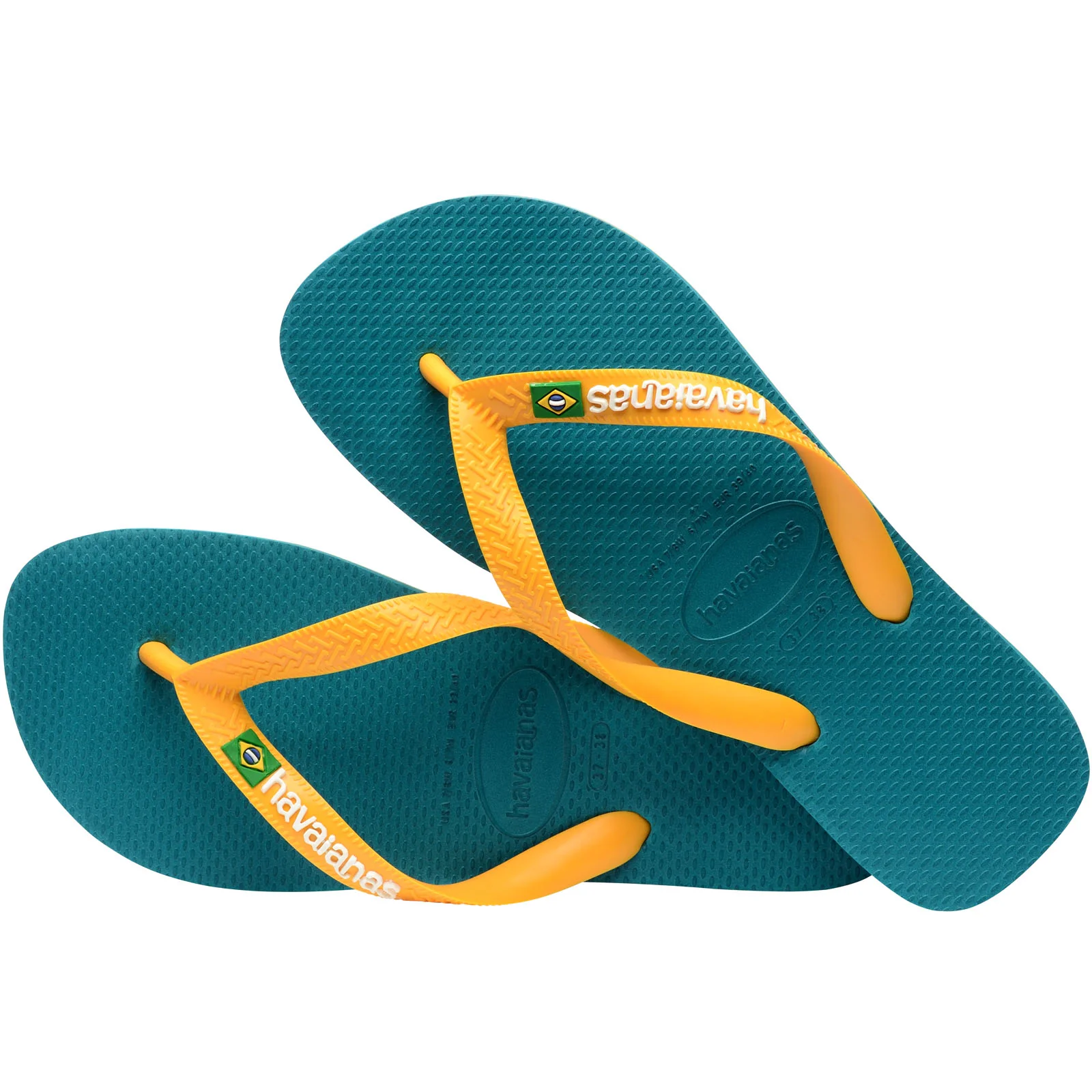 Havaianas Brasil Logo Flip Flops - Image 67