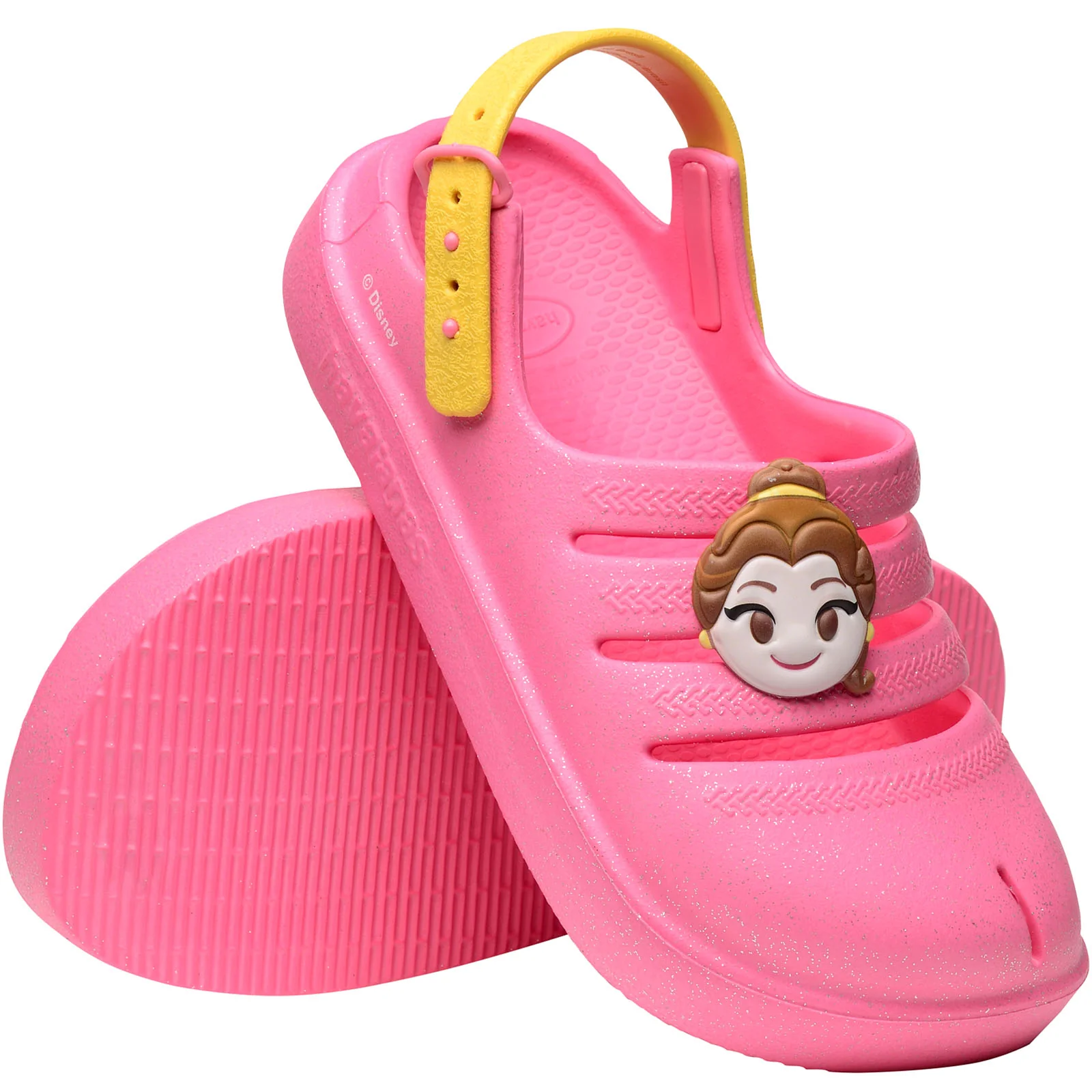 Havaianas Kids Childrens Princess Rubber Clogs Shoes - Image 8