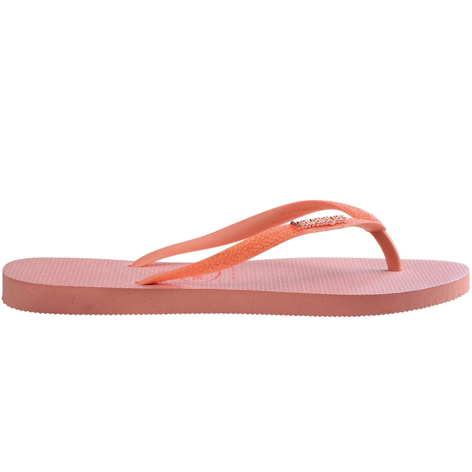 Havaianas Kids Square Glitter Neon Flip Flops - Image 10
