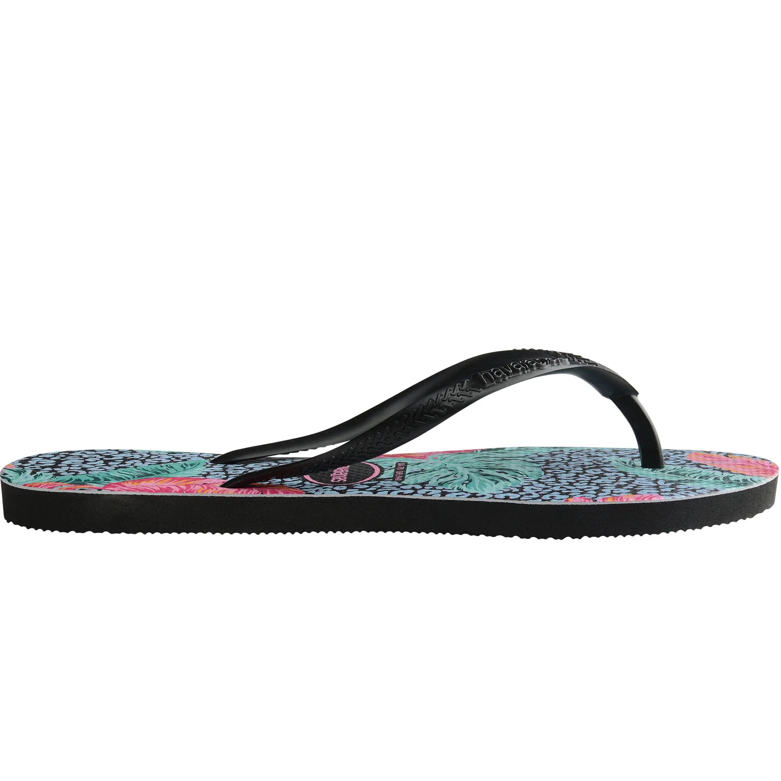 Havaianas Slim Animal Flip Flops - Floral - Image 5