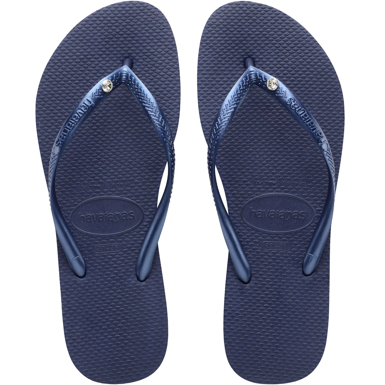 Havaianas Slim Crystal Swarovski Flip Flops - Image 4