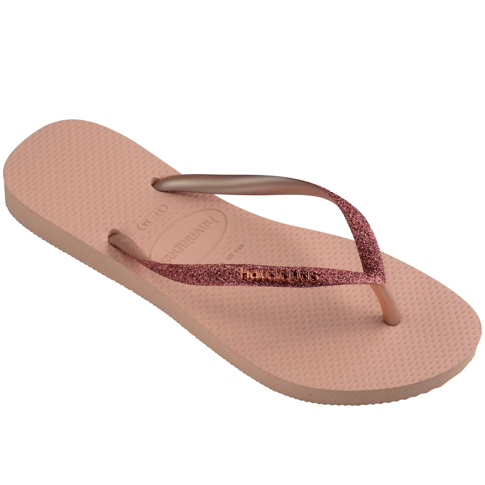 Havaianas Slim Glitter II Flip Flops - Image 17