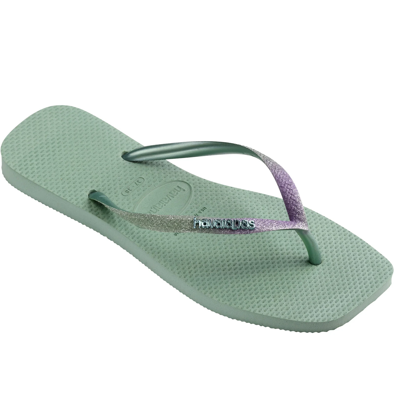 Havaianas Square Glitter Flip Flops - Image 12