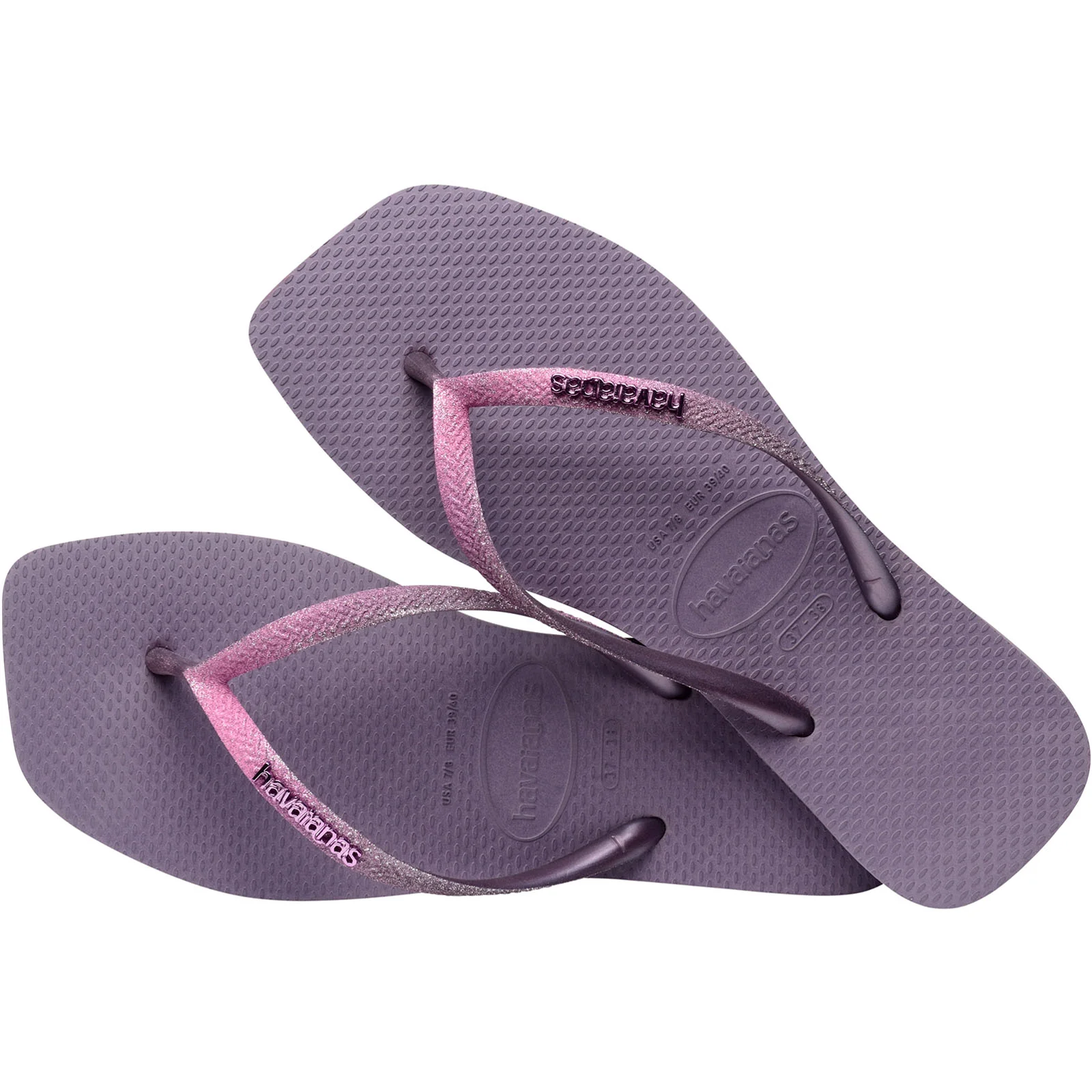 Havaianas Square Glitter Flip Flops - Image 15
