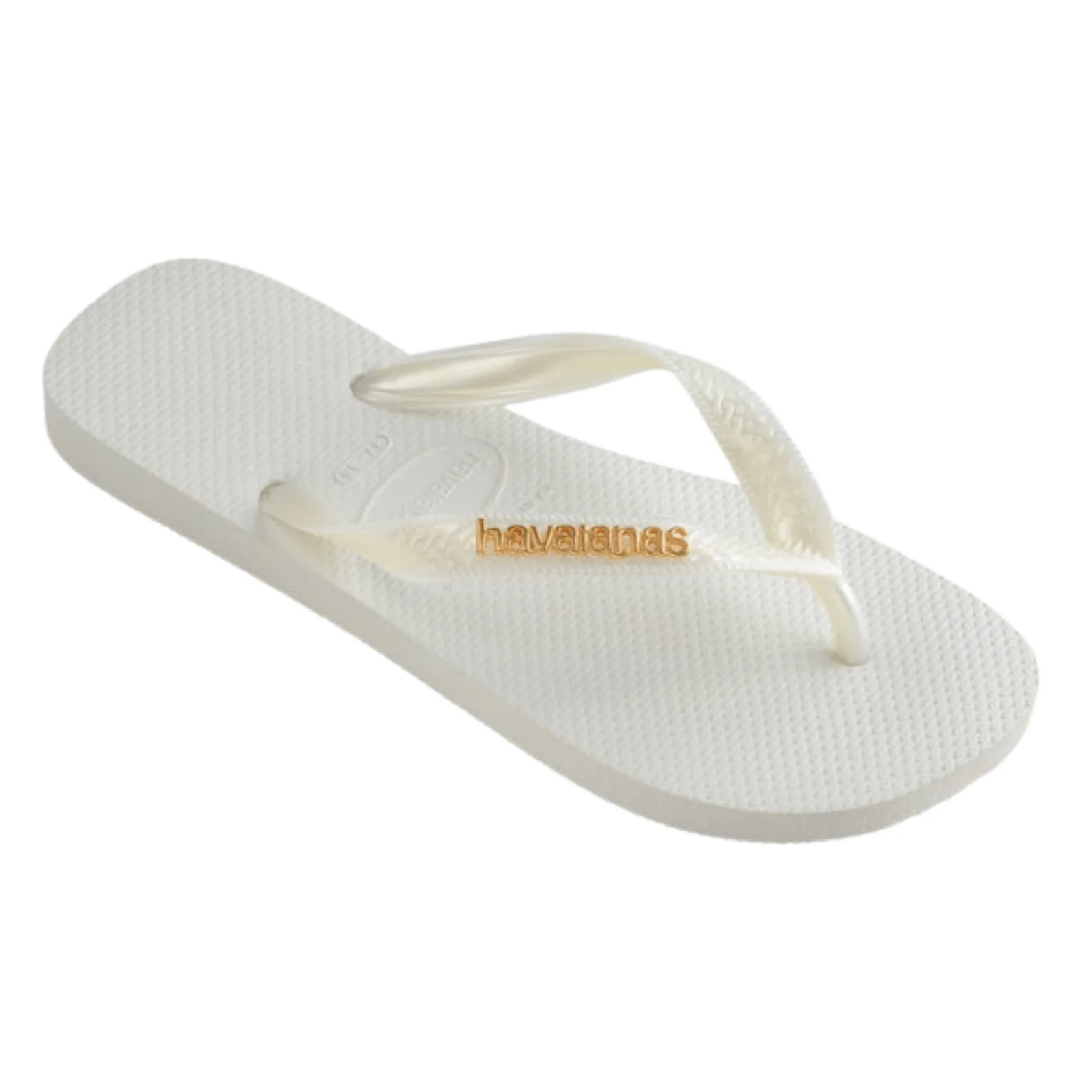 Havaianas Womens Logo Metallic Flip Flops - Image 4