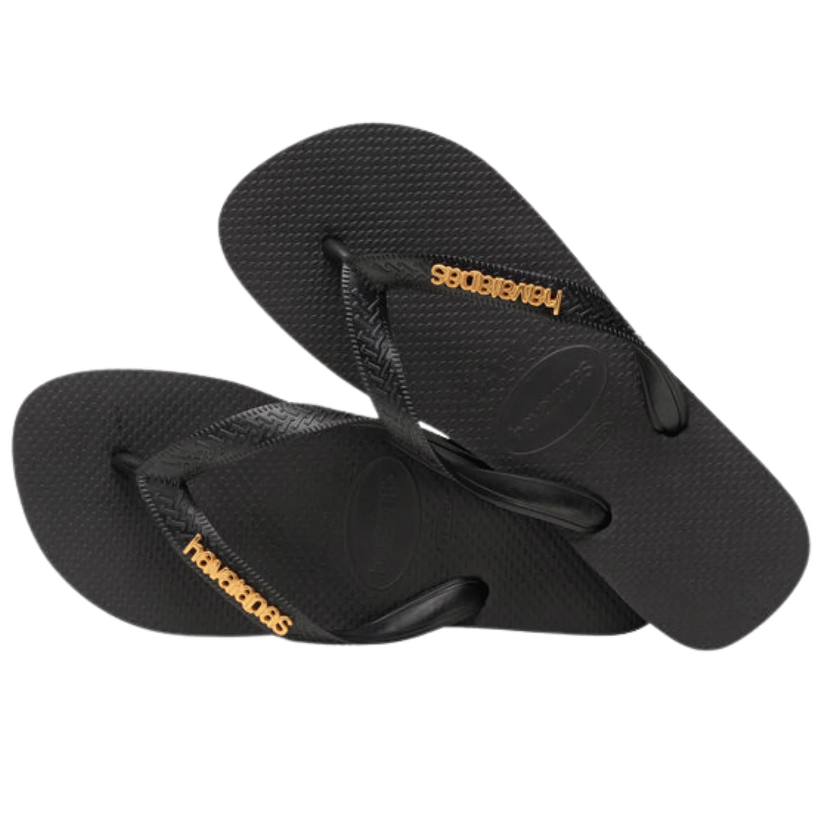 Havaianas Womens Logo Metallic Flip Flops - Image 9