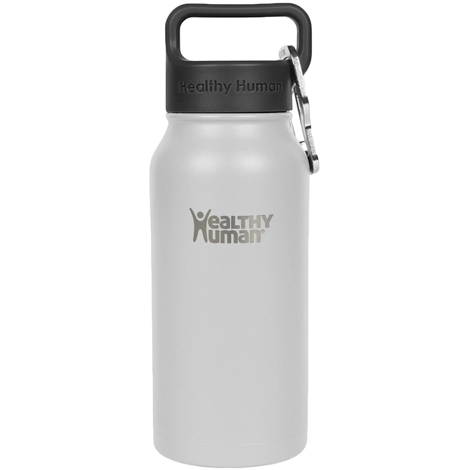 Healthy Human Stein Reusable Stainless Steel Water Bottle - Pure White - 16oz