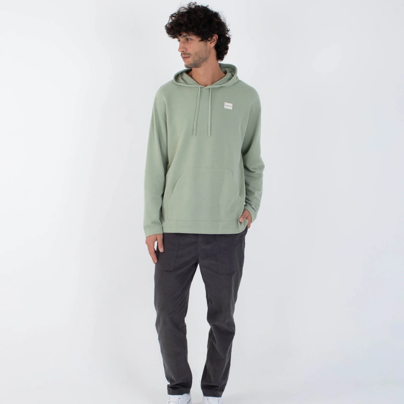 Hurley Mens OG Hooded Poncho Kangaroo pocket Hoodie - Image 11