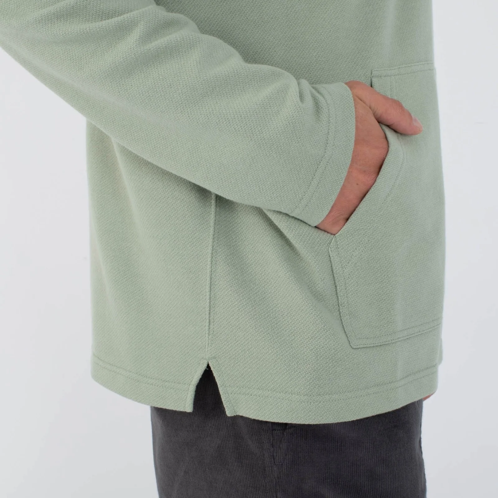 Hurley Mens OG Hooded Poncho Kangaroo pocket Hoodie - Image 9