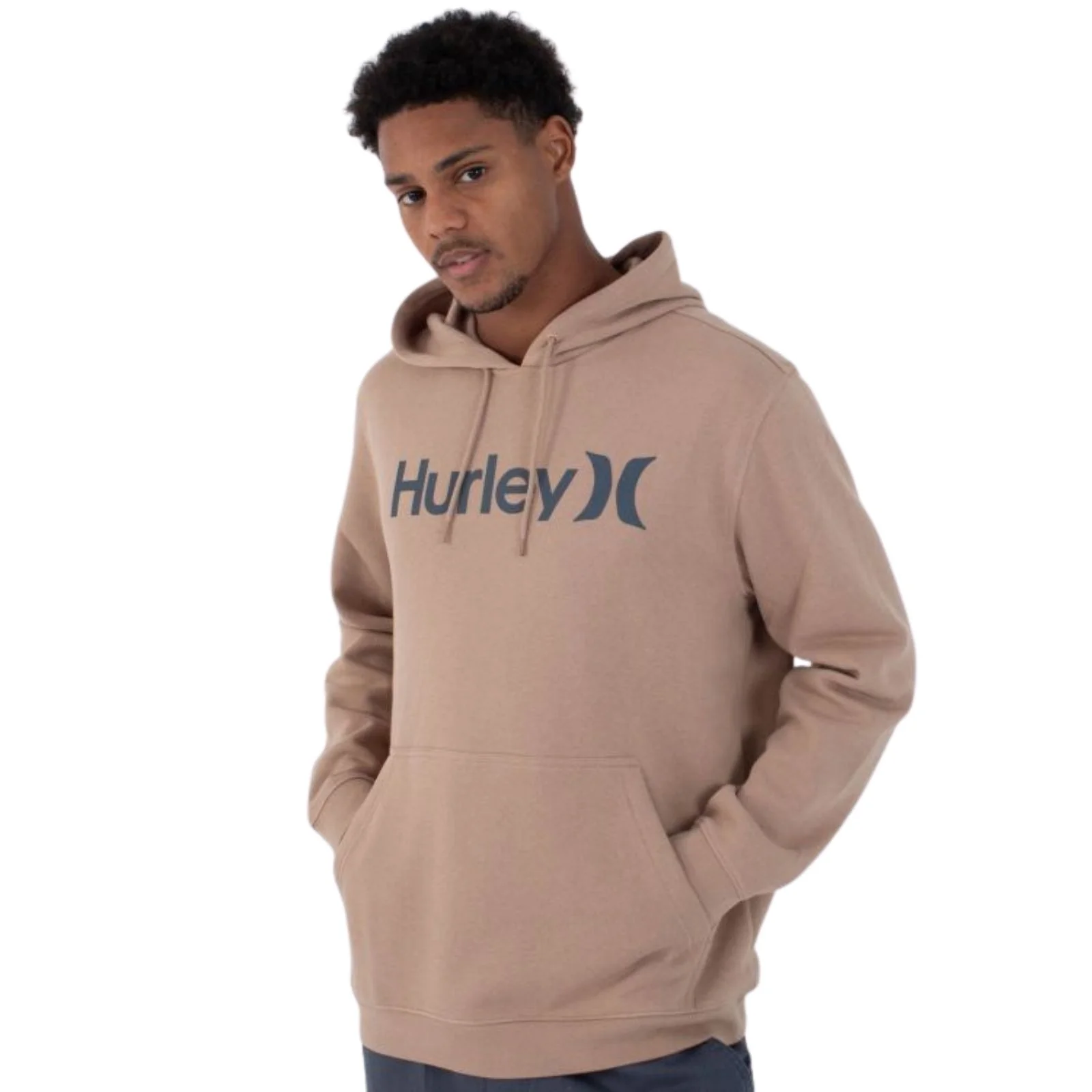 Hurley Mens One & Only Solid Hoodie - Image 2