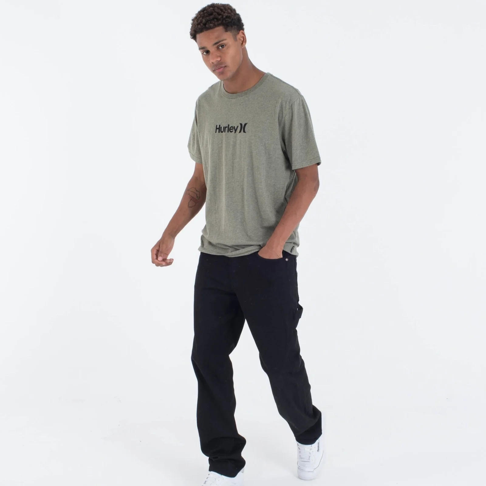 Hurley Mens Organic One & Only Graphic Short Sleeve T-Shirt - Image 12