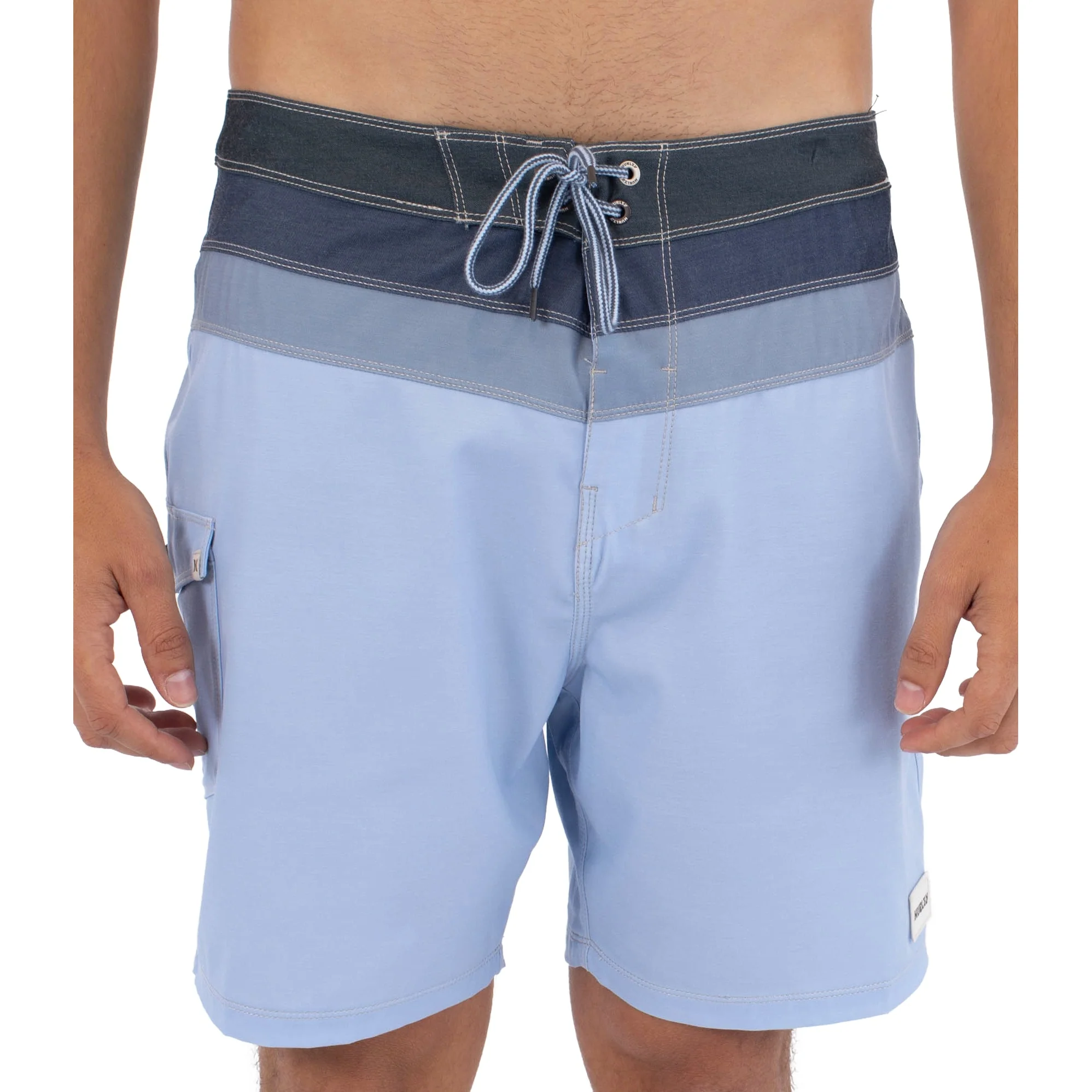 Hurley Mens Phantom Naturals Pieced 18" Boardshorts - Image 3