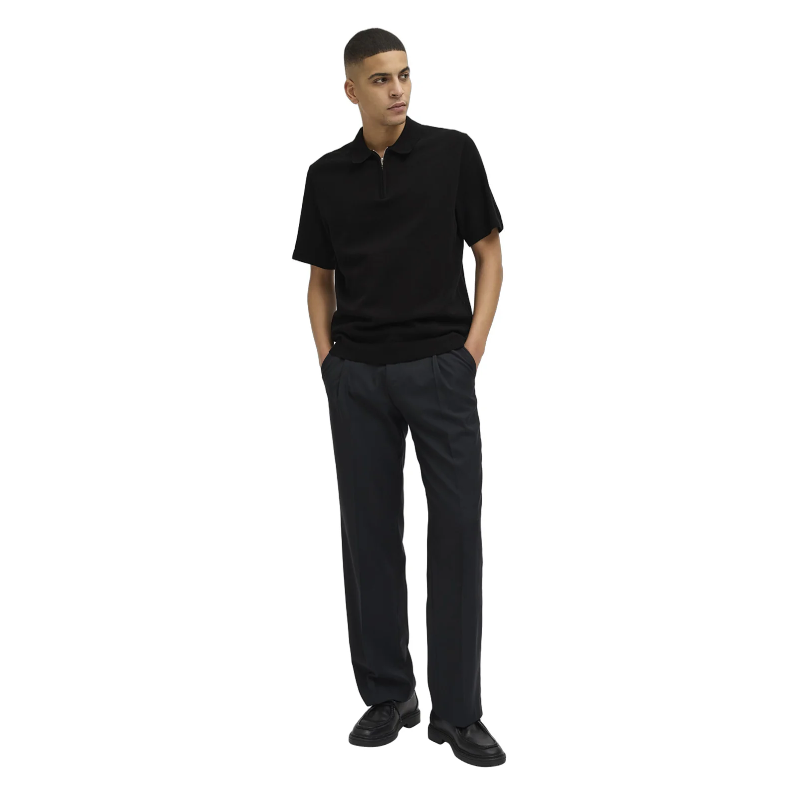 Jack & Jones Mens Blamilano Spring Knit Short Sleeve Polo Shirt - Image 5