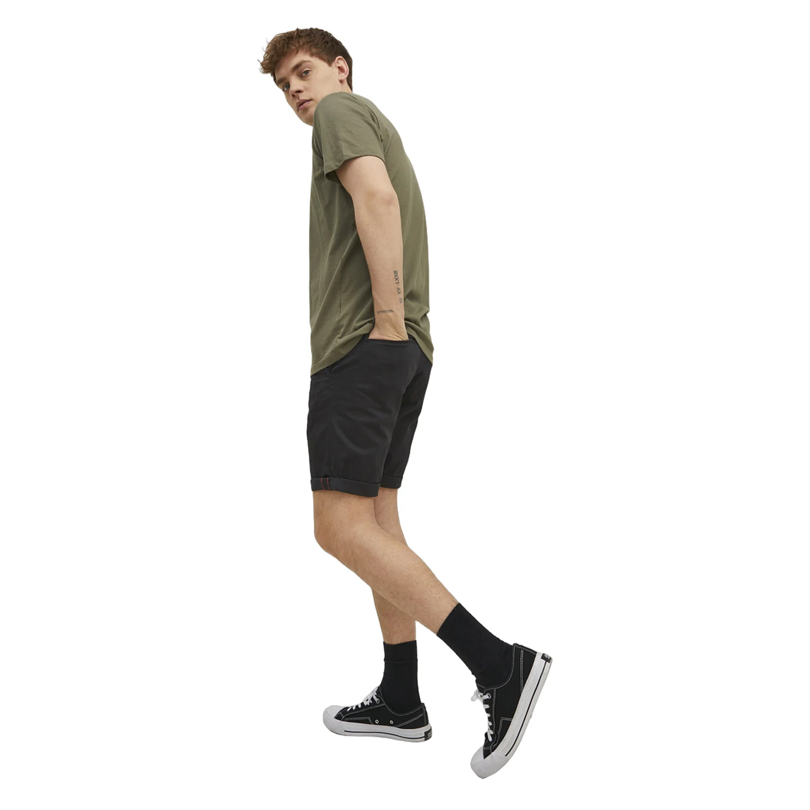 Jack & Jones Mens Bowie Shorts Solid Chino Shorts - Image 17