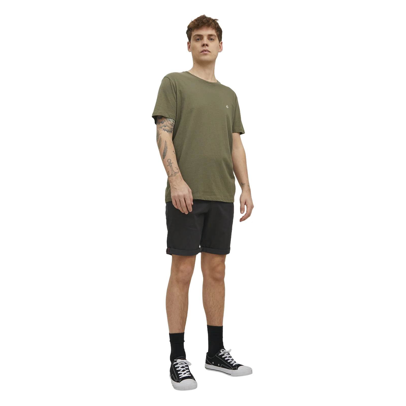 Jack & Jones Mens Bowie Shorts Solid Chino Shorts - Image 7