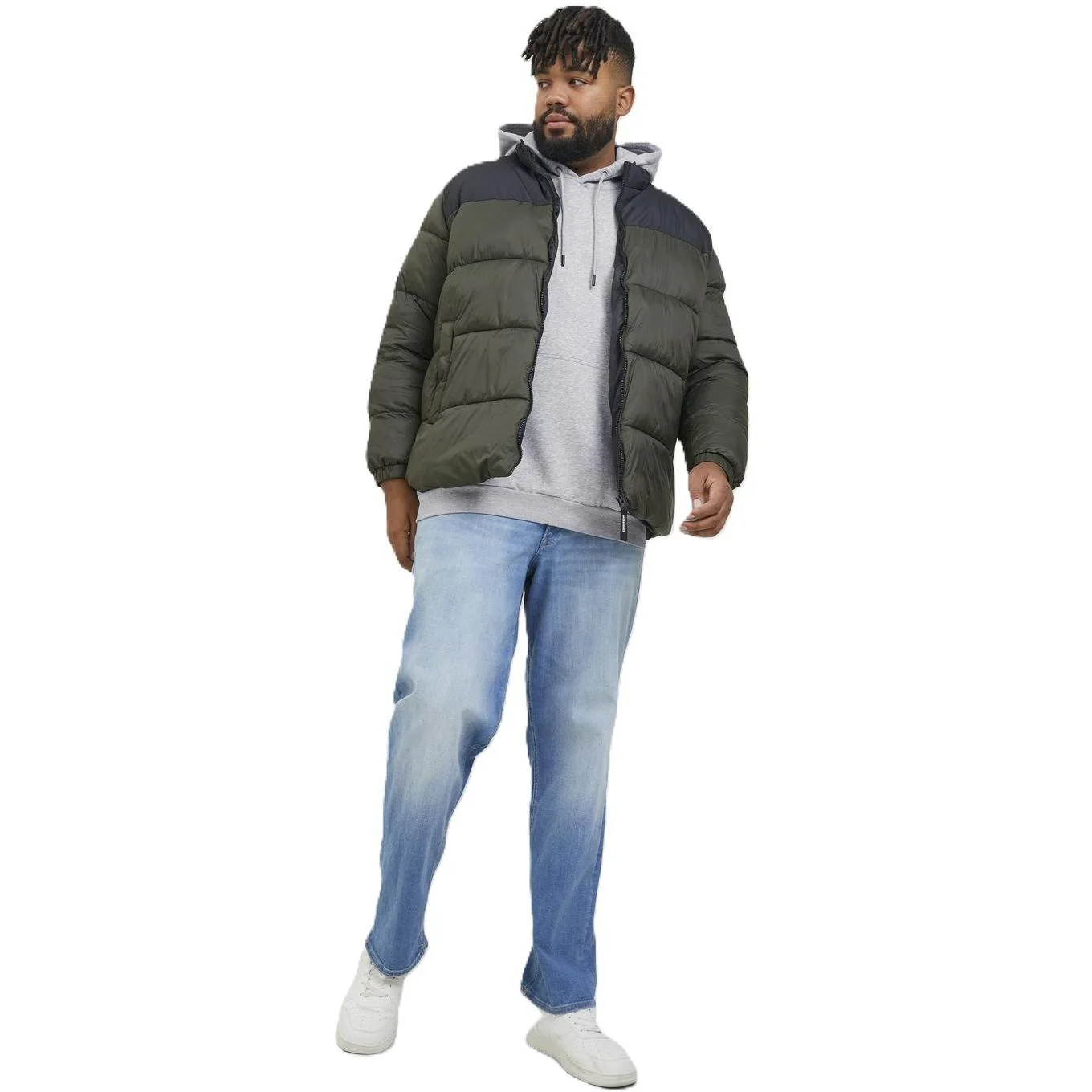 Jack & Jones Mens Bradley Sweat  Big & Tall Hoodie - Image 13