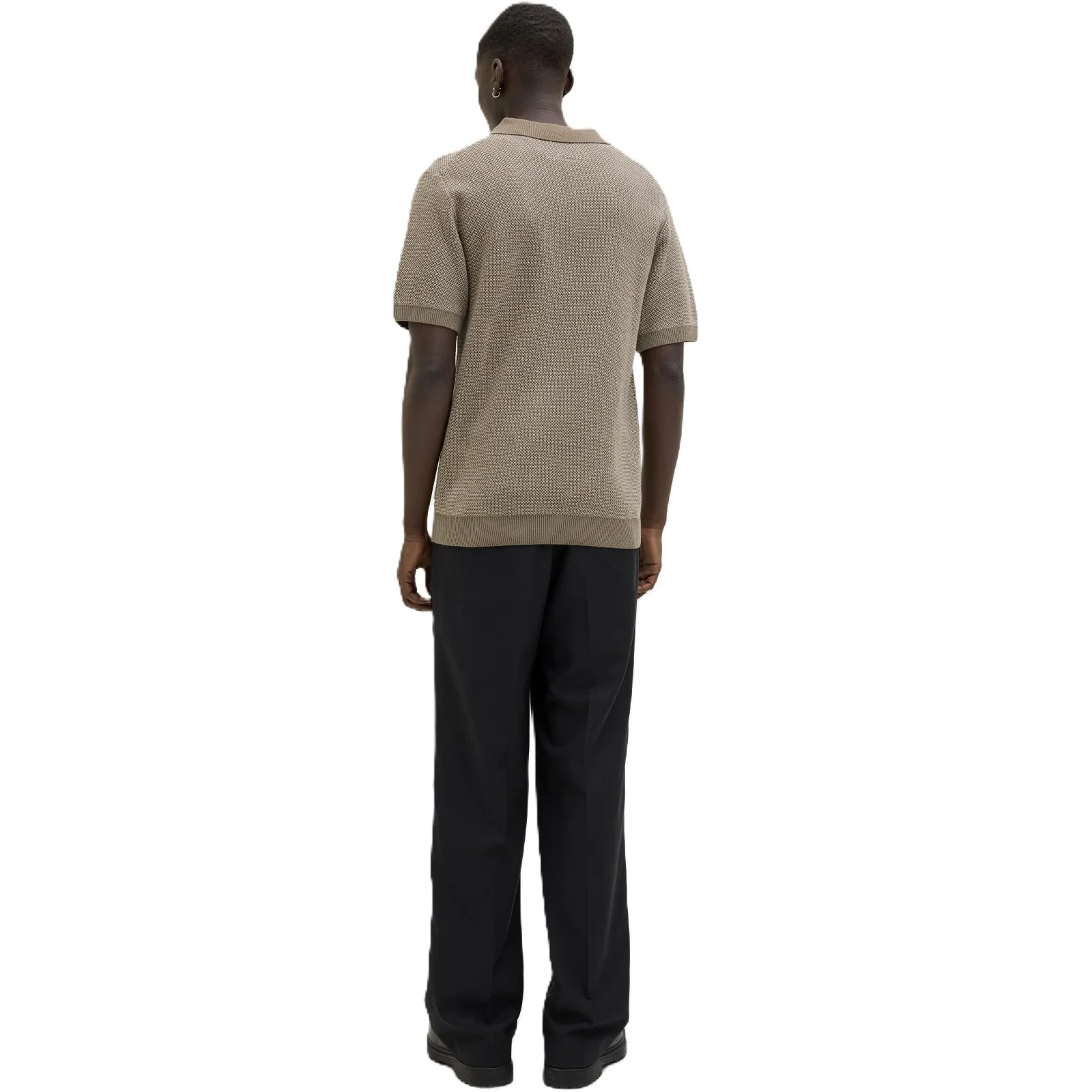 Jack & Jones Mens Ceaston Knit Split Short Sleeve Polo Shirt - Image 27