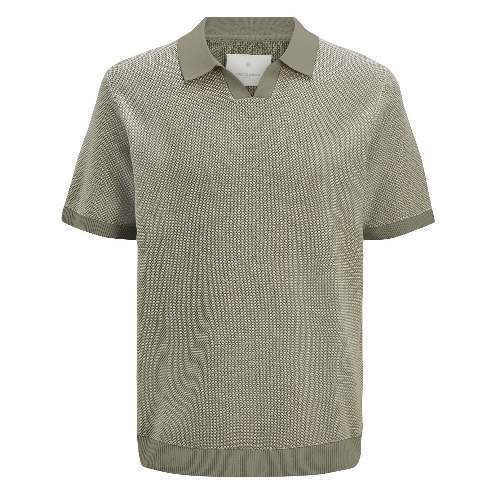 Jack & Jones Mens Ceaston Knit Split Short Sleeve Polo Shirt - Image 40