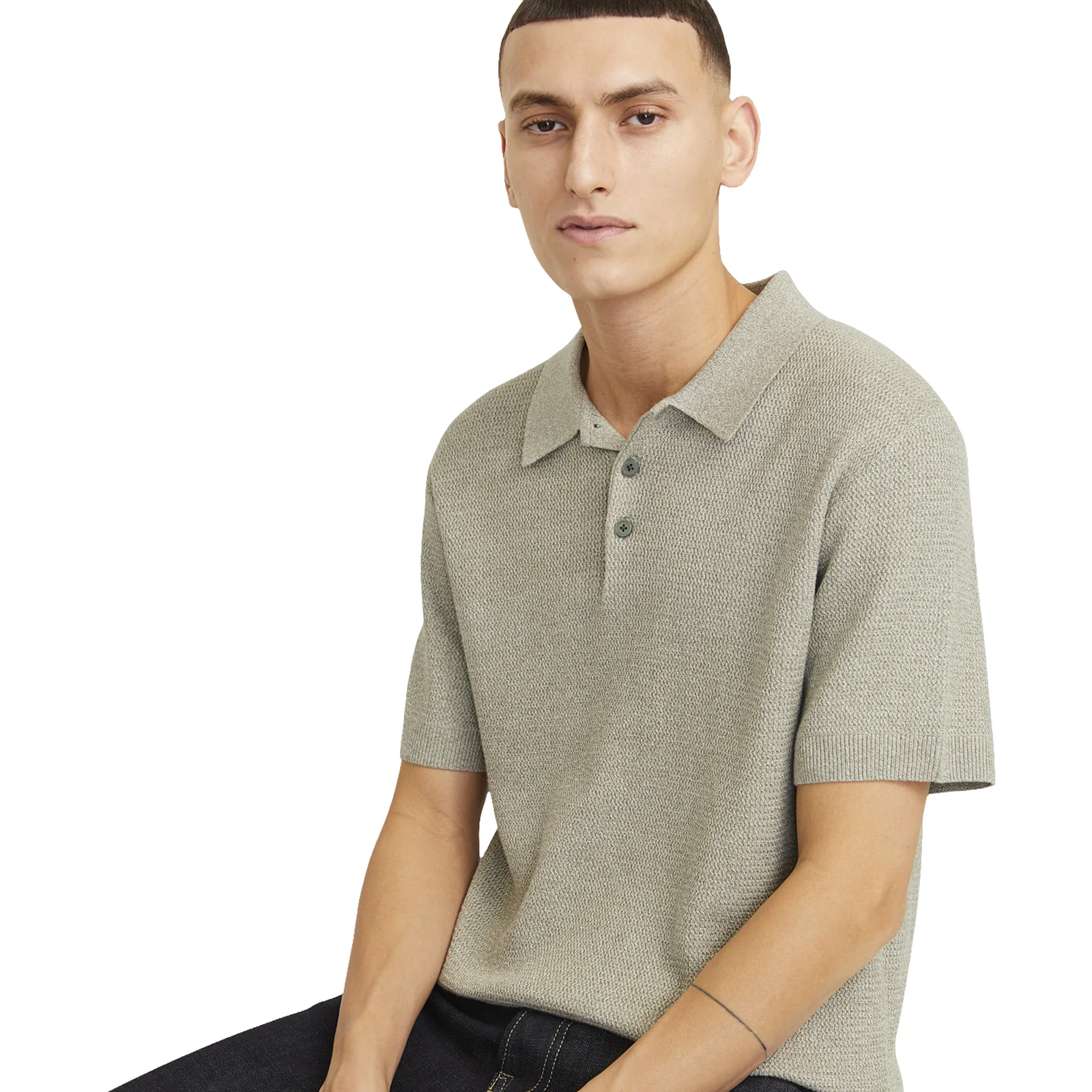 Jack & Jones Mens Cooper Knit Short Sleeve Polo Shirt - Image 34