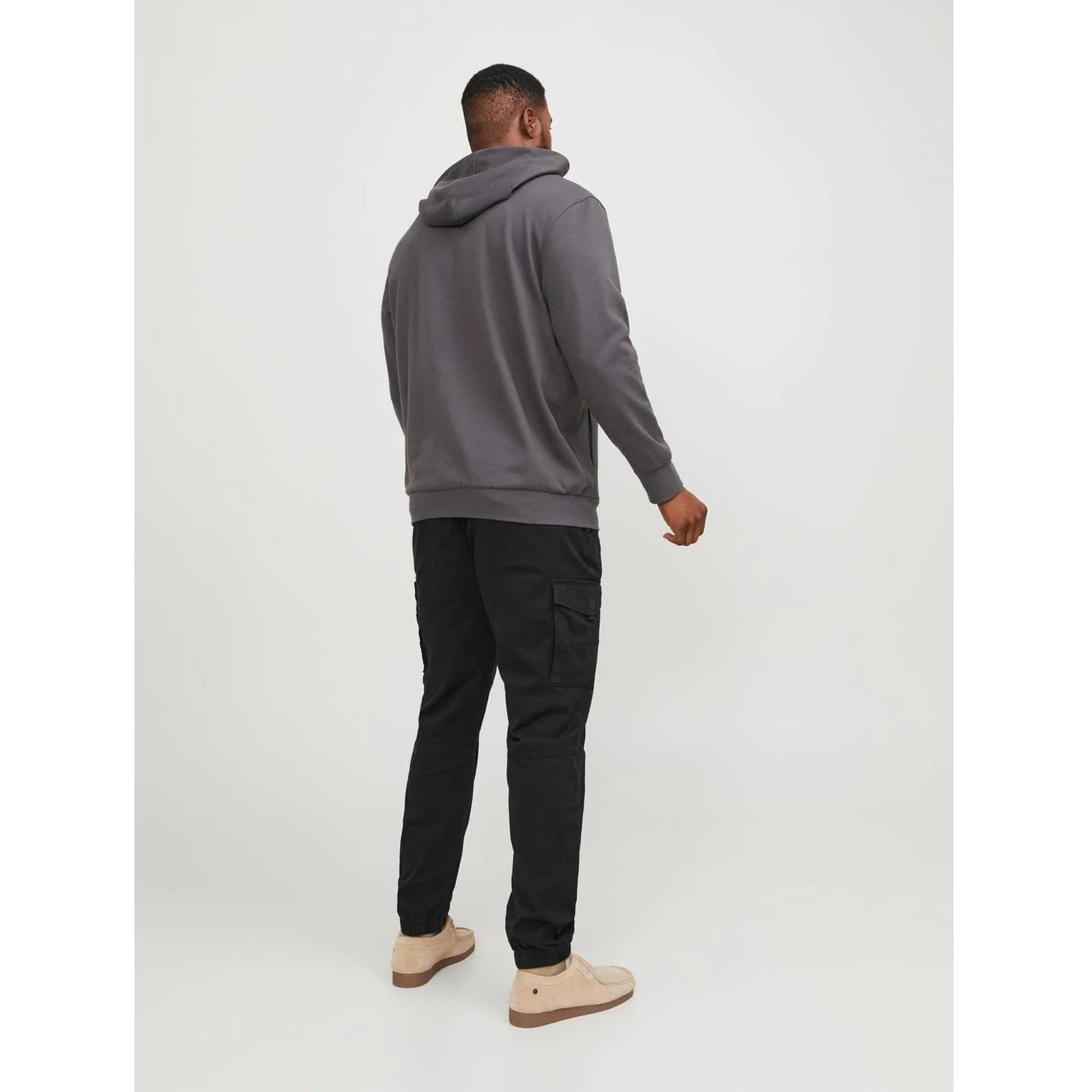 Jack & Jones Mens Paul Big & Tall Slim Tapered Fit Cargo Pants - Image 2