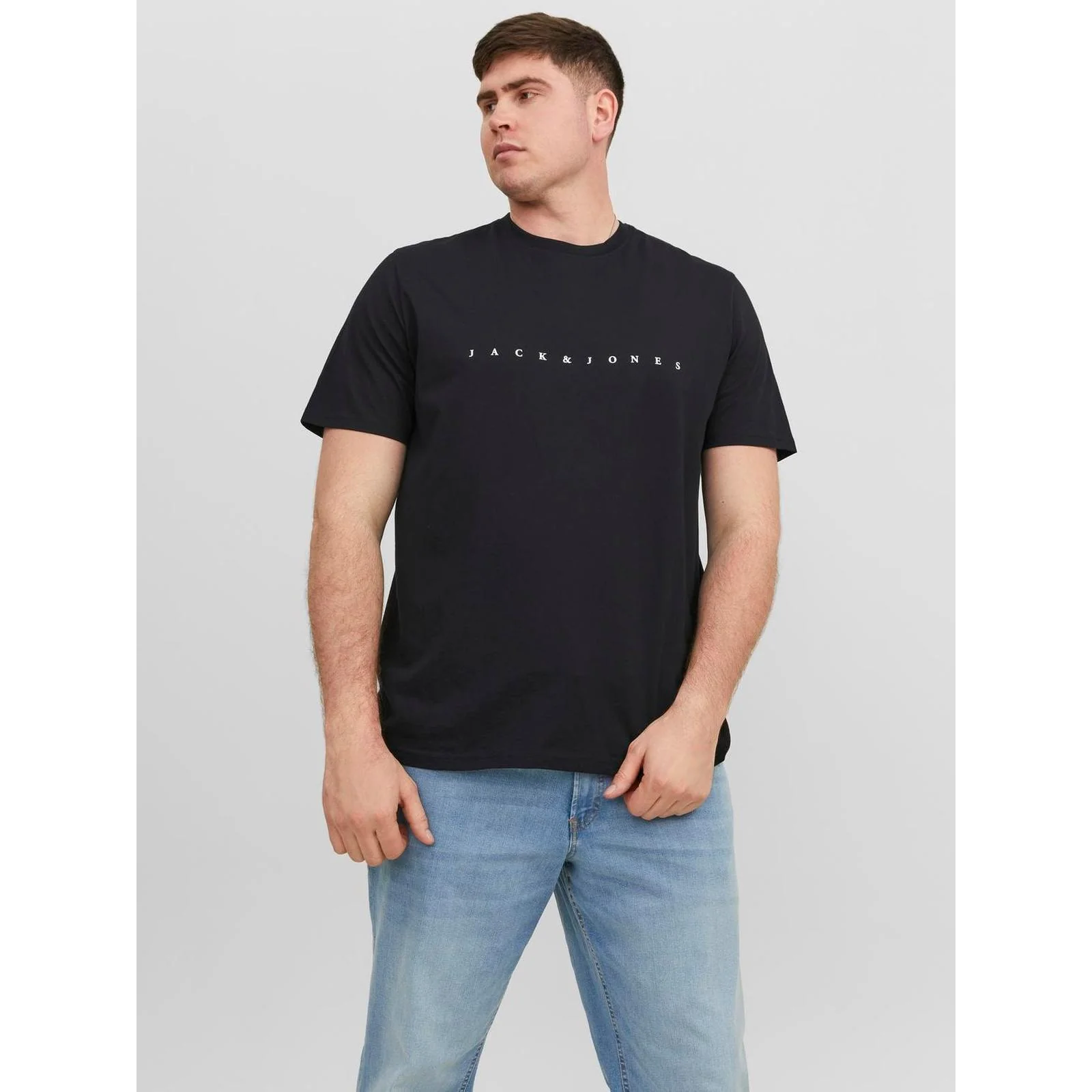 Jack & Jones Mens Star Big & Tall Short Sleeve T-Shirt - Image 5