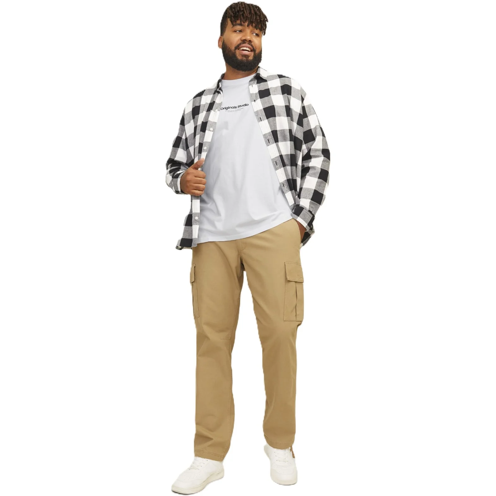 Jack & Jones Mens Vesterbro Crew Neck Big & Tall Short Sleeve T-Shirt - Image 9