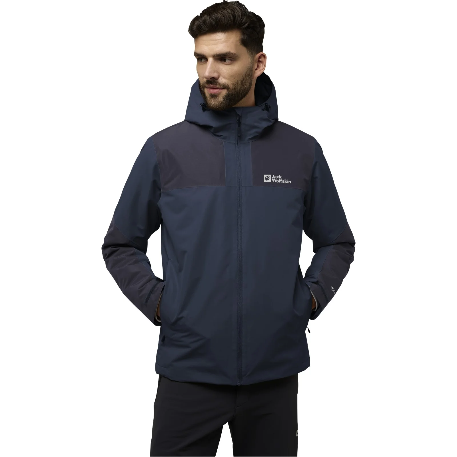 Jack Wofskin Mens Jasper Waterproof Hooded Jacket - Image 6