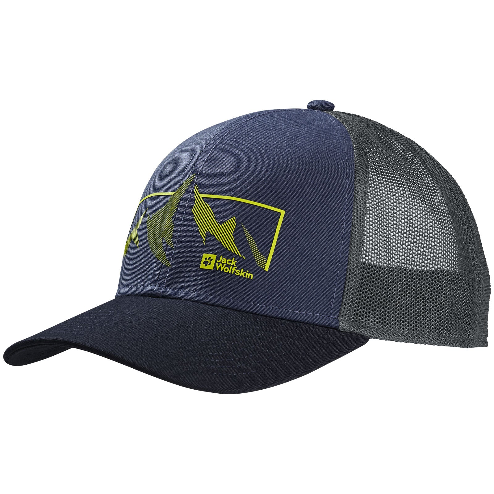 Jack Wolfskin Brand Logo Mesh Back Trucker Cap - Image 7