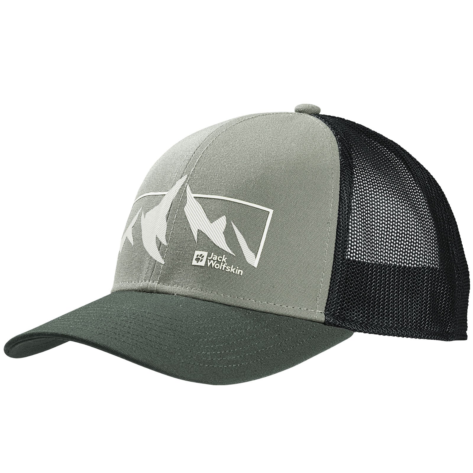 Jack Wolfskin Brand Logo Mesh Back Trucker Cap - Image 9
