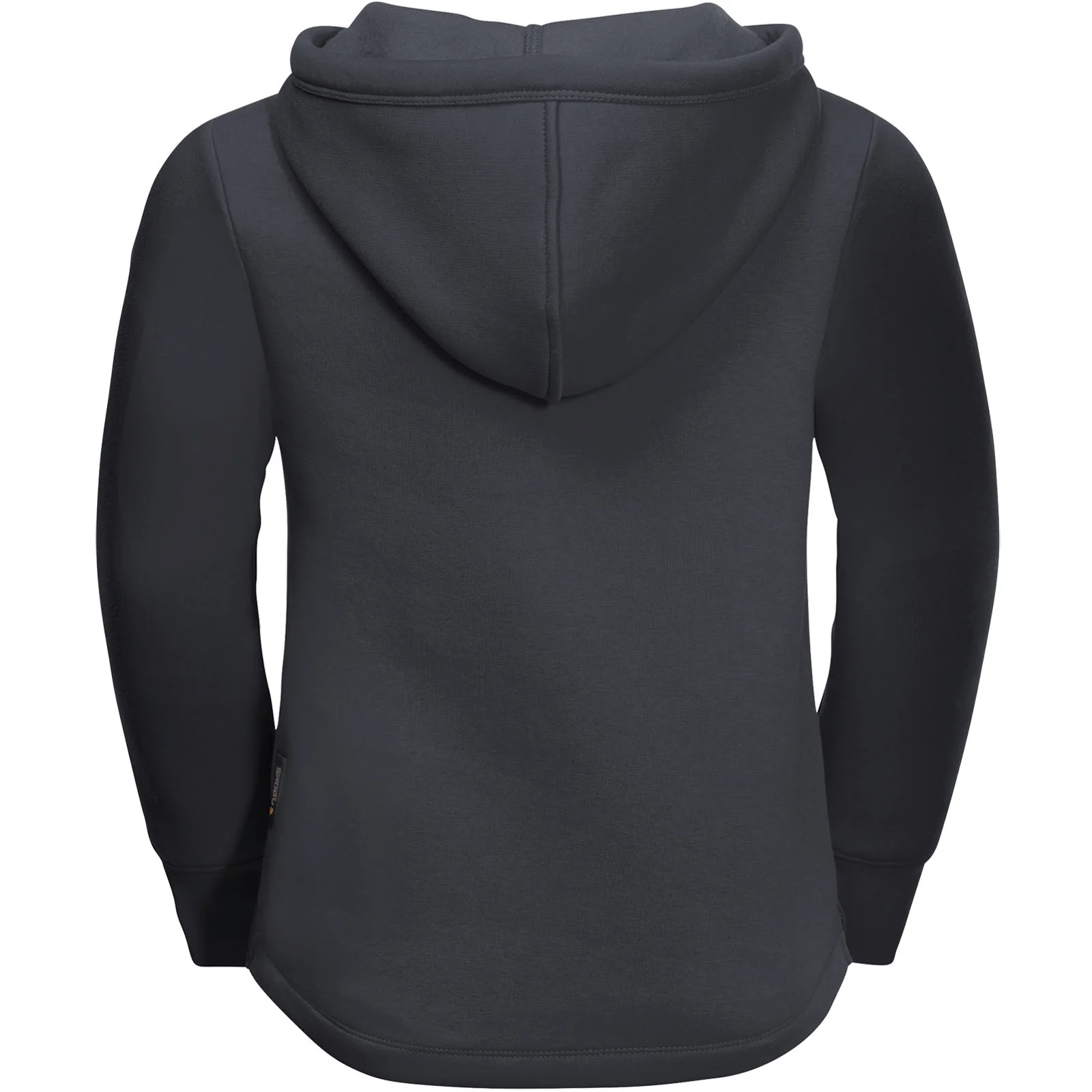 Jack Wolfskin Kids Brand Cotton Pullover Hoodie - Phantom - Image 2