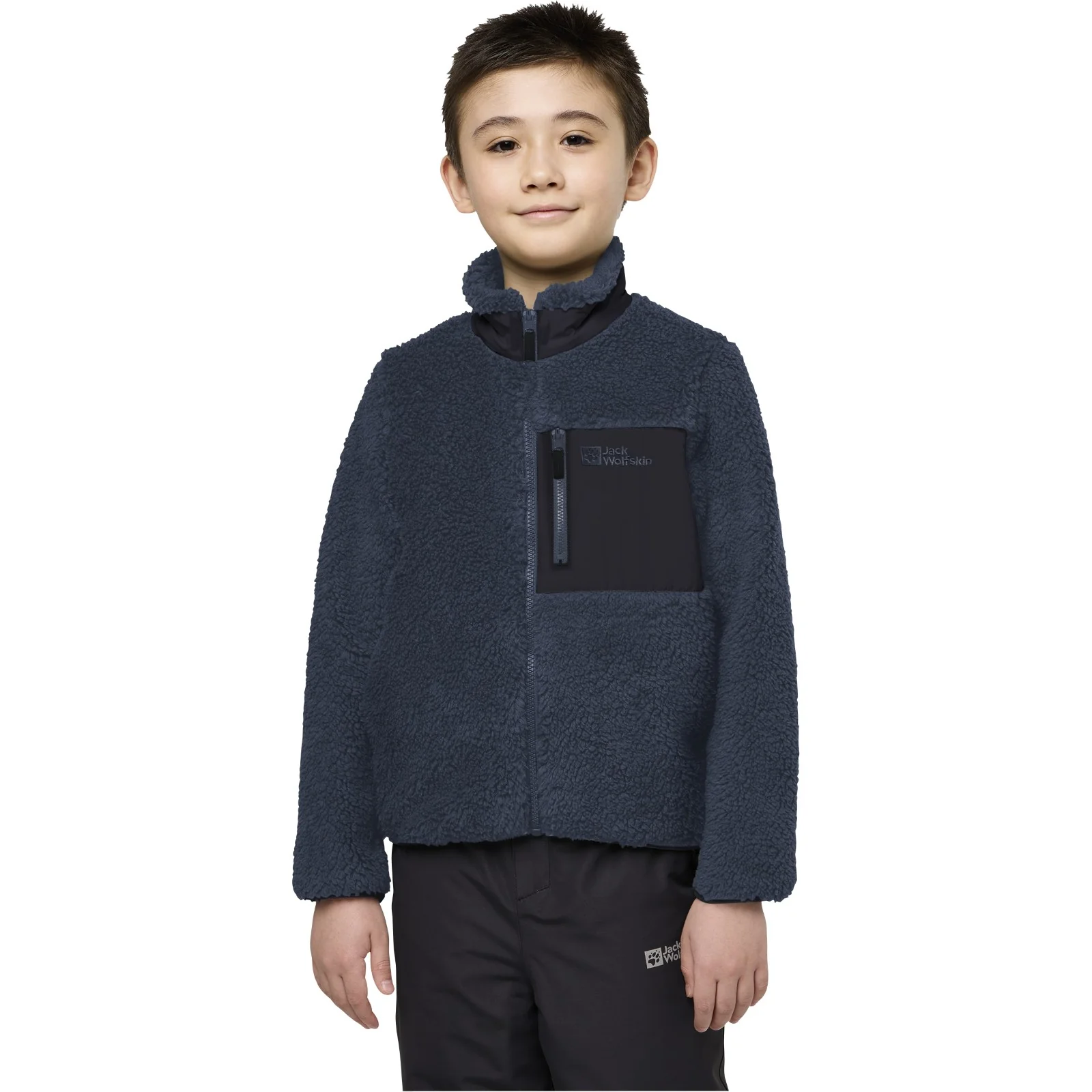 Jack Wolfskin Kids Ice Curl Full Zip Soft Fleece Jacket - Image 12