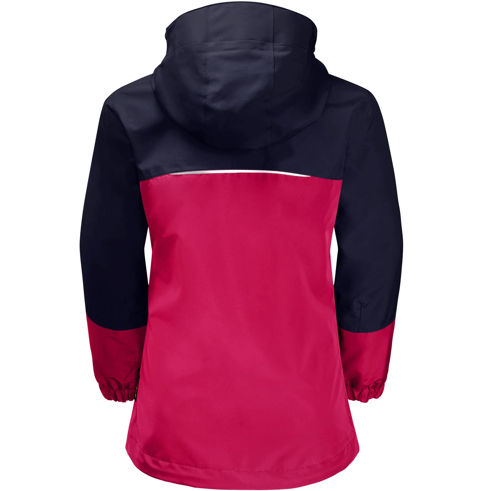 Jack Wolfskin Kids Iceland 3 In 1 Waterproof Fleece Lined Jacket - Pink Dahlia - Image 2