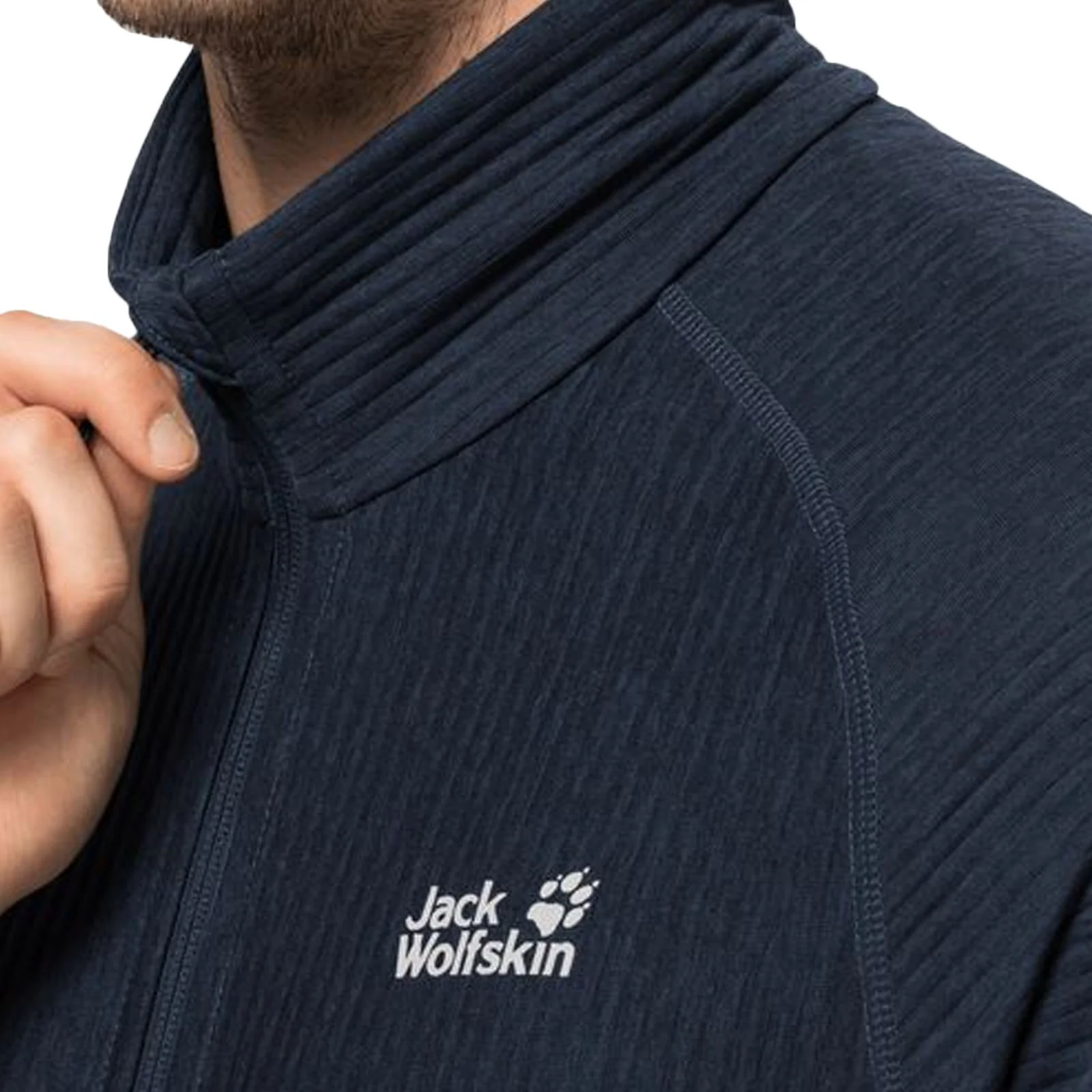 Jack Wolfskin Mens Active Tongari Mid Layer Fleece Jacket - Image 9