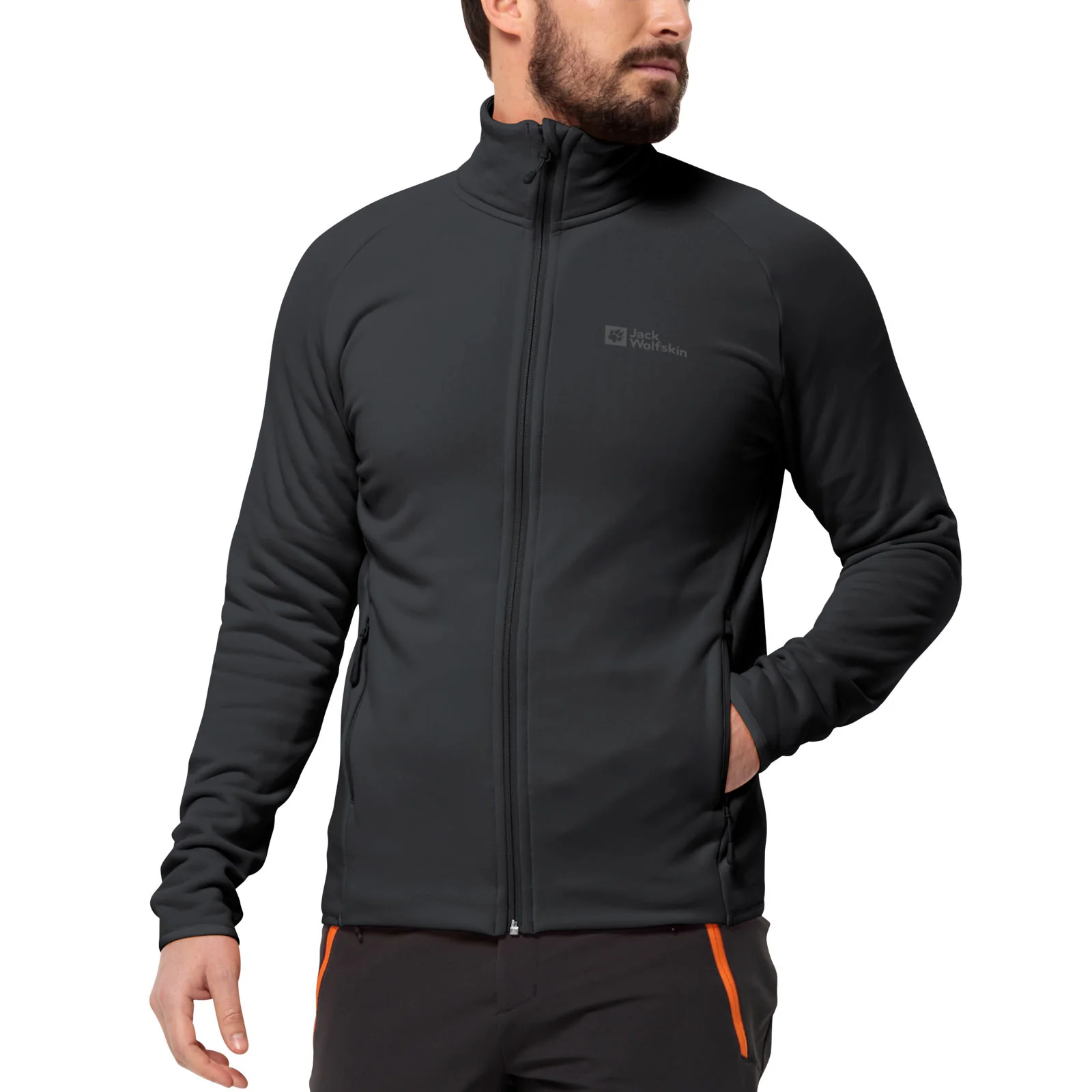 Jack Wolfskin Mens Baisleberg Full Zip Stretch Fleece Jacket - Image 4
