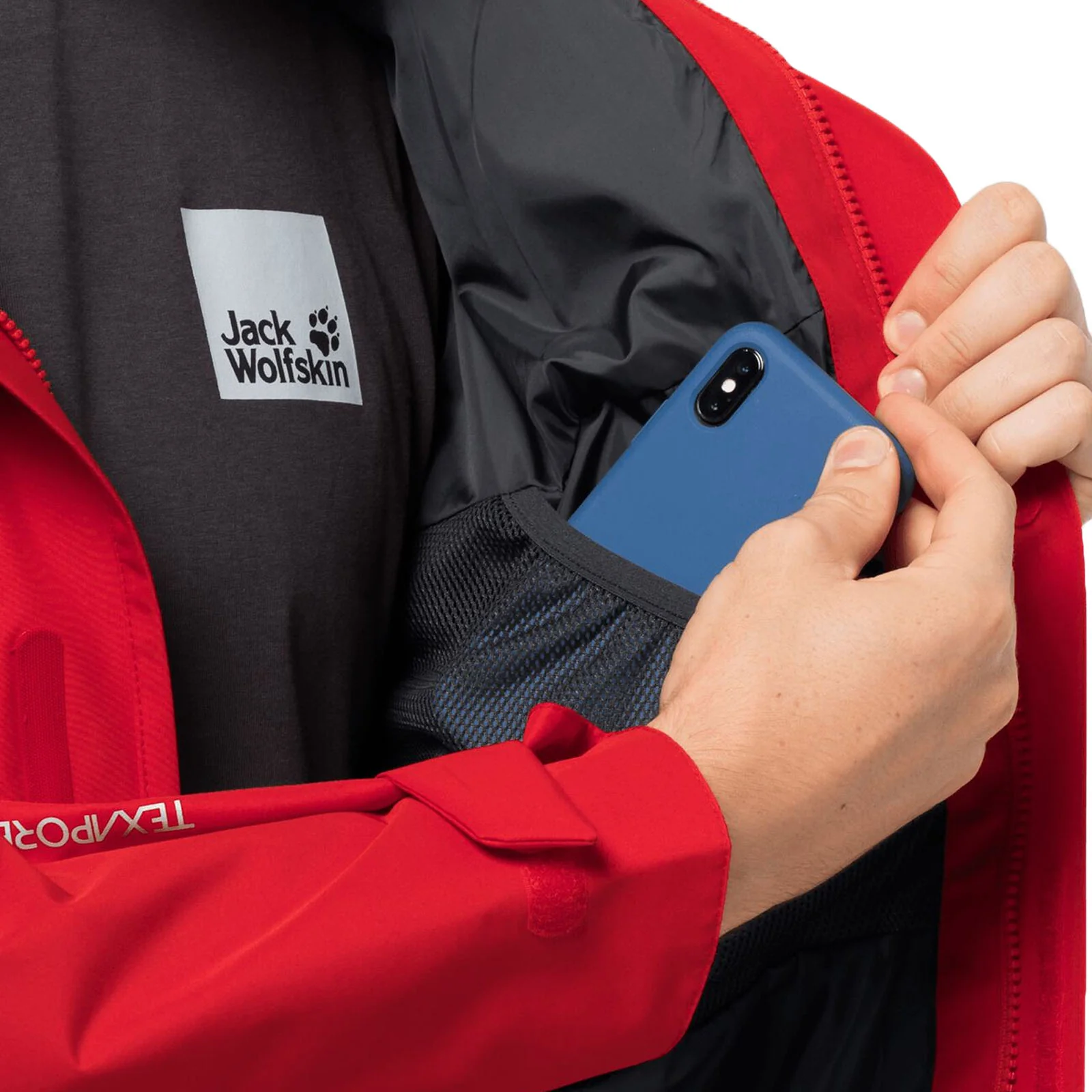 Jack Wolfskin Mens DNA Block Waterproof Walking Jacket - Image 12