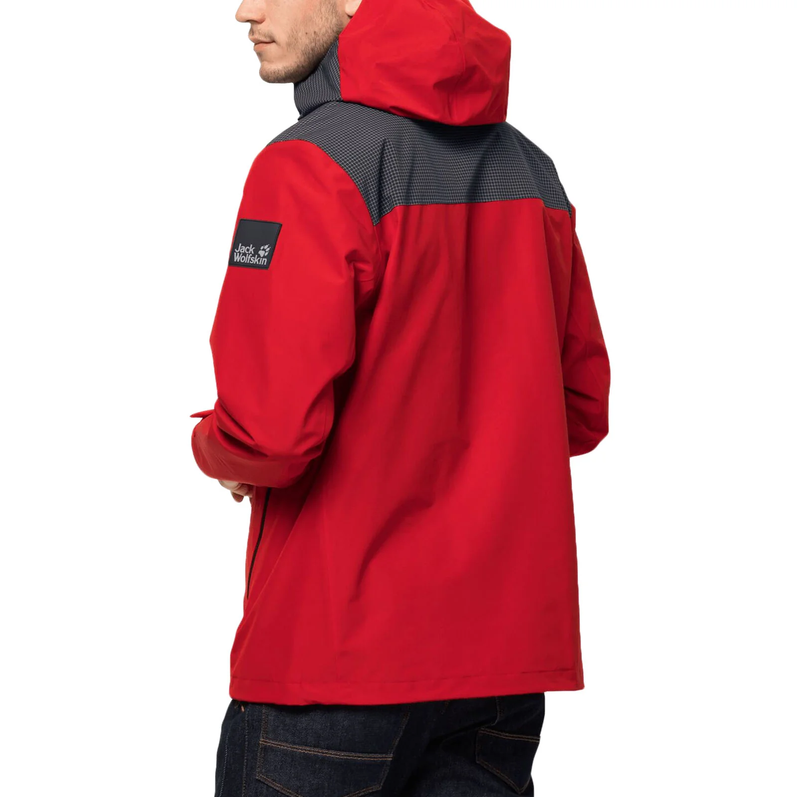 Jack Wolfskin Mens DNA Block Waterproof Walking Jacket - Image 4