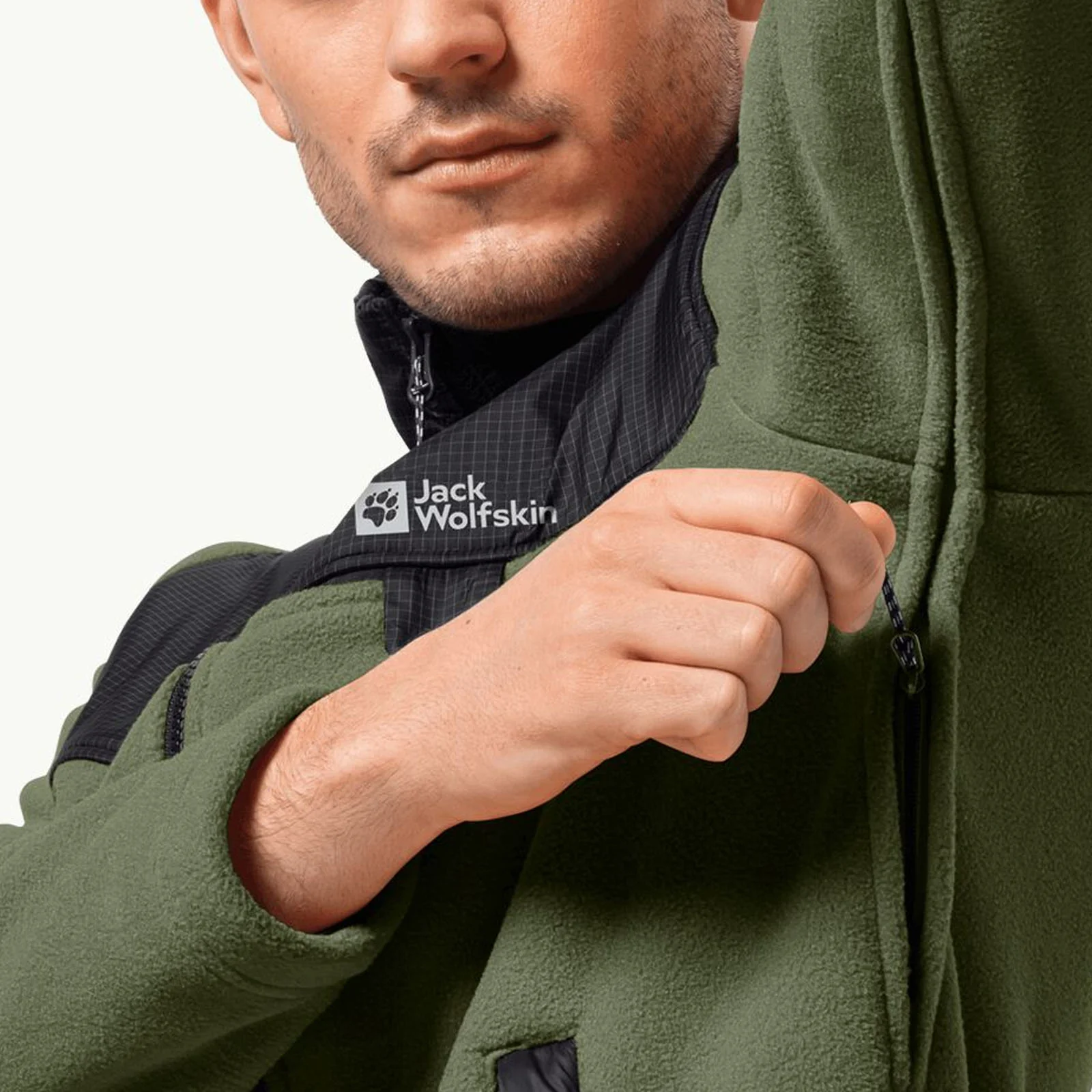 Jack Wolfskin Mens DNA Grizzly Full Zip Fleece Jacket - Image 15