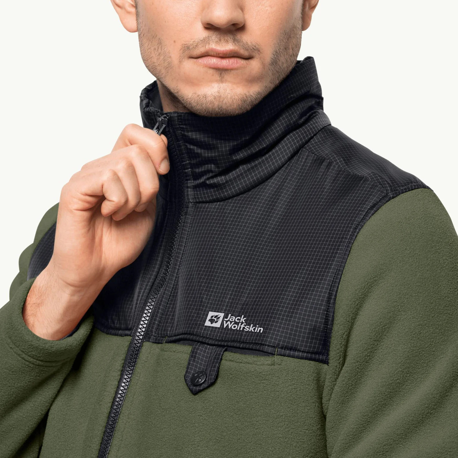 Jack Wolfskin Mens DNA Grizzly Full Zip Fleece Jacket - Image 9