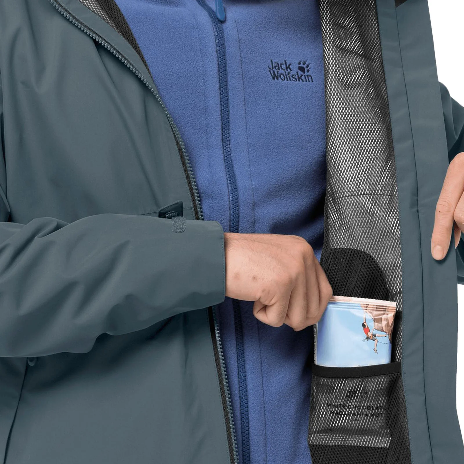 Jack Wolfskin Mens Evandale Hardshell Jacket - Image 7