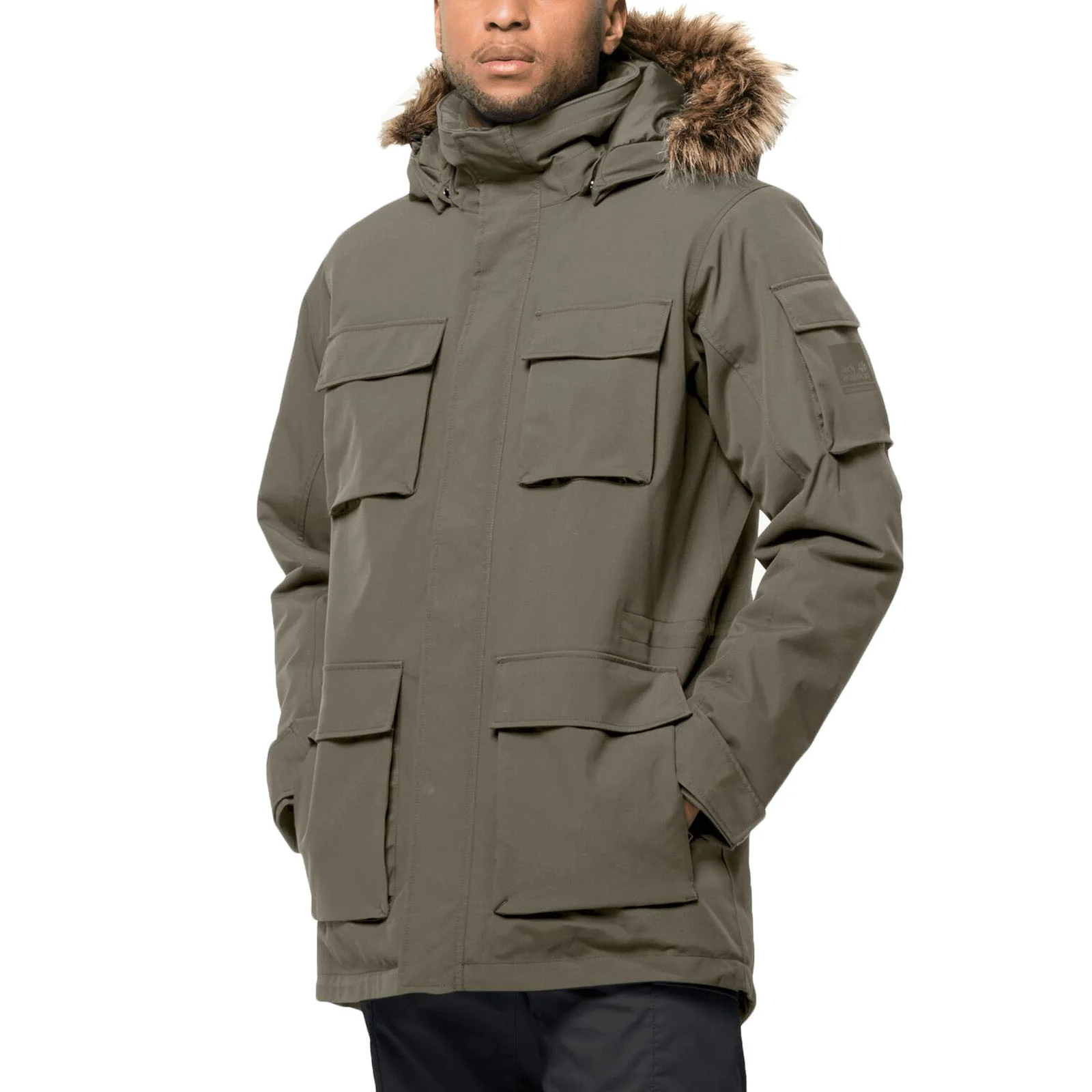 Jack Wolfskin Mens Glacier Canyon Waterproof Parka Jacket - Image 2