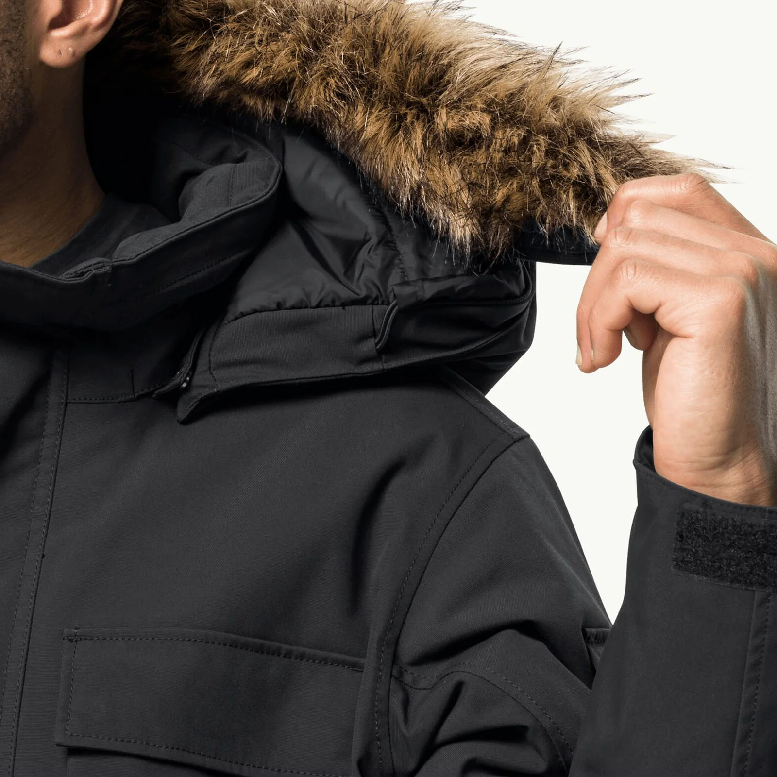 Jack Wolfskin Mens Glacier Canyon Waterproof Parka Jacket - Image 7
