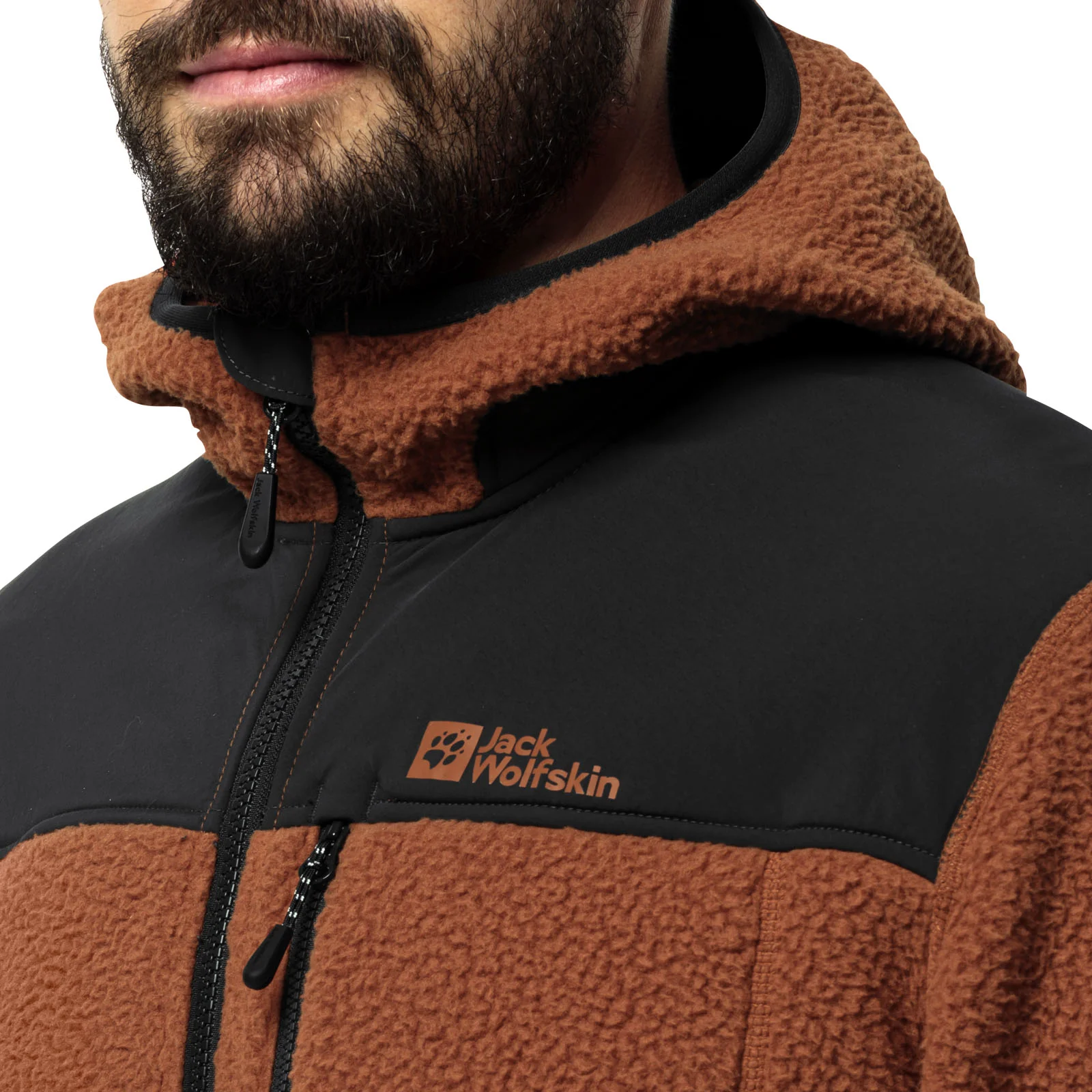 Jack Wolfskin Mens Kammweg Pile Full Zip High Neck Fleece - Image 8
