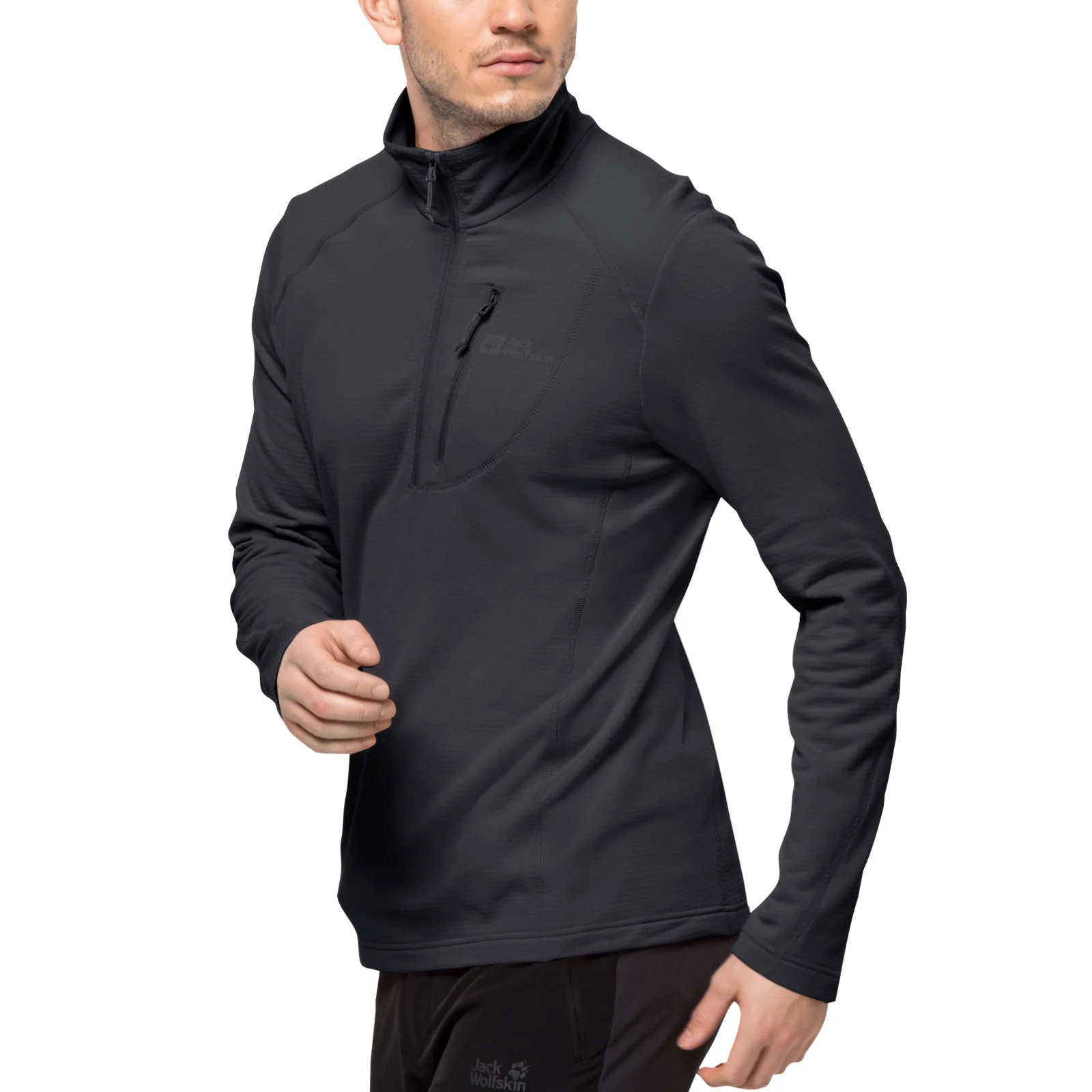 Jack Wolfskin Mens Kolbenberg Half Zip Pullover Fleece - Image 3