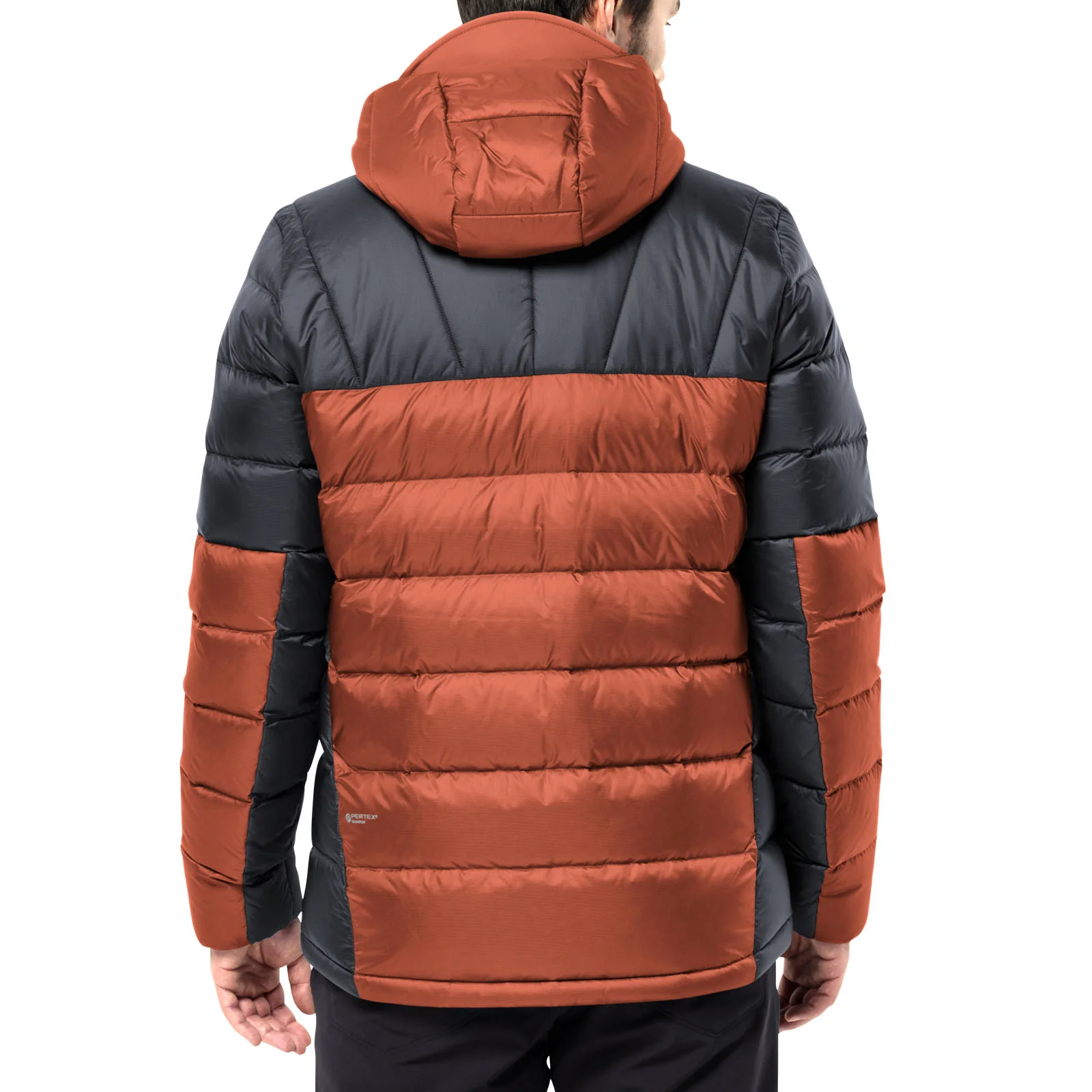 Jack Wolfskin Mens Nebelhorn Down Padded Windproof Coat - Carmine - Image 2